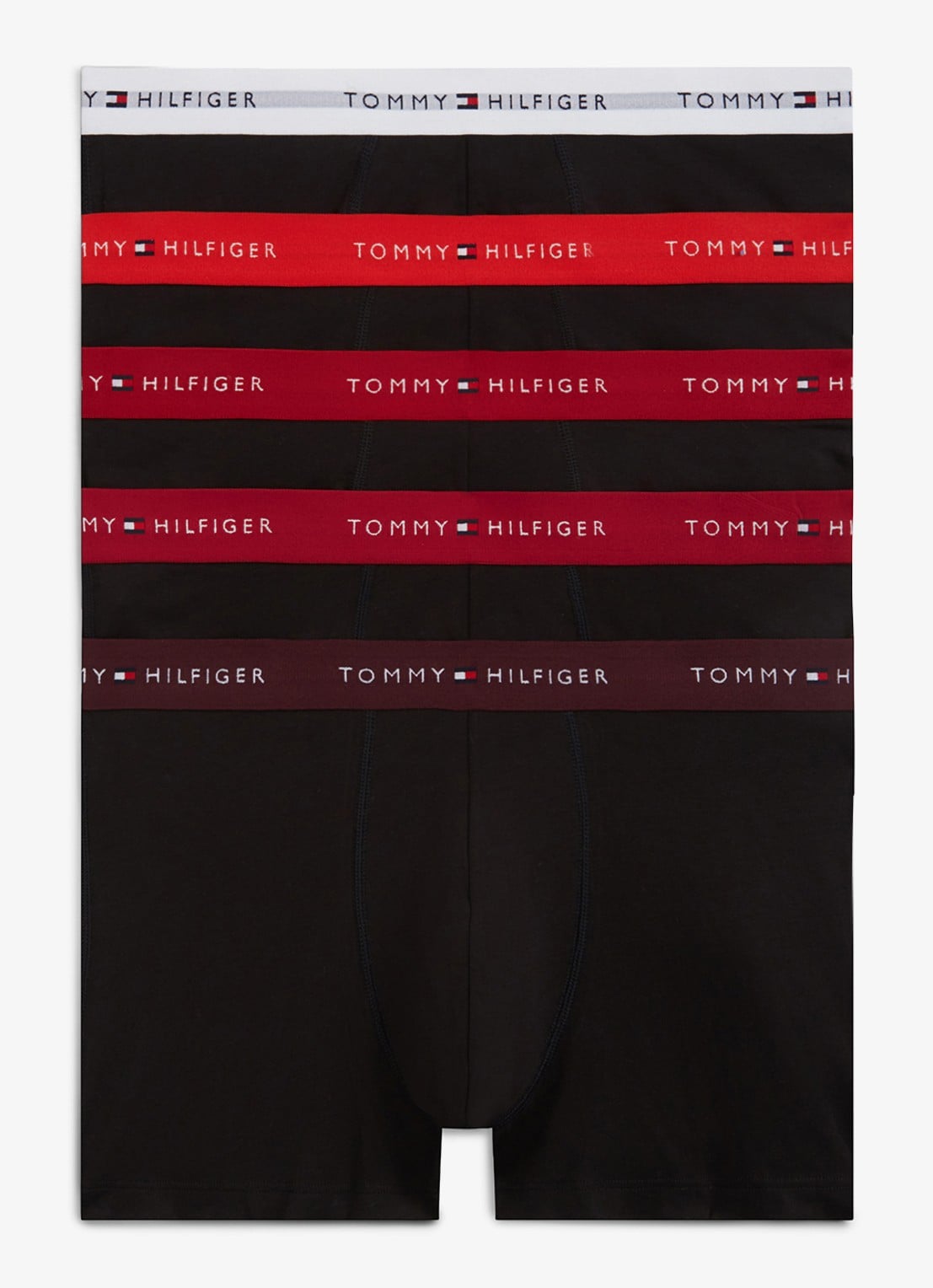 Tommy Hilfiger Denton reversible riem van leer - voorkant 2 zwart