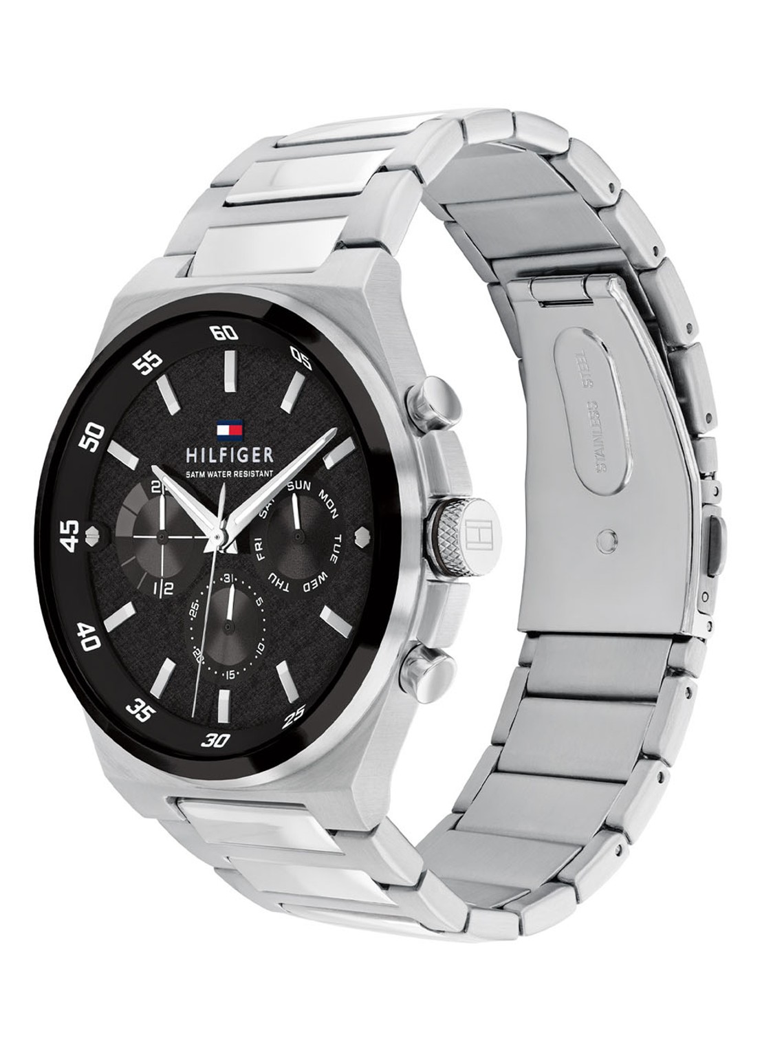 Tommy Hilfiger Dexter horloge H1792087  - detail 2 zilver