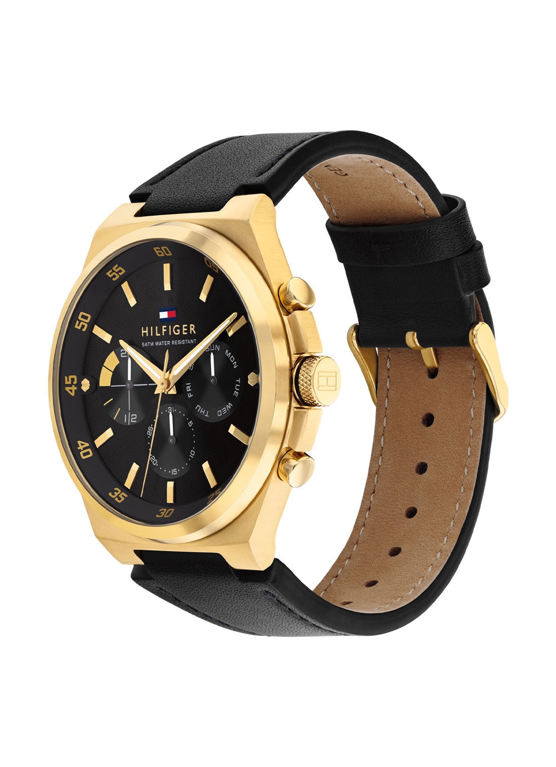 Tommy Hilfiger Dexter horloge TH1792086  - detail 3 goud