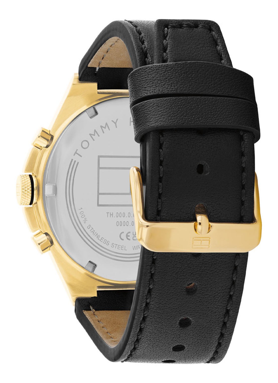 Tommy Hilfiger Dexter horloge TH1792086  - detail 4 goud