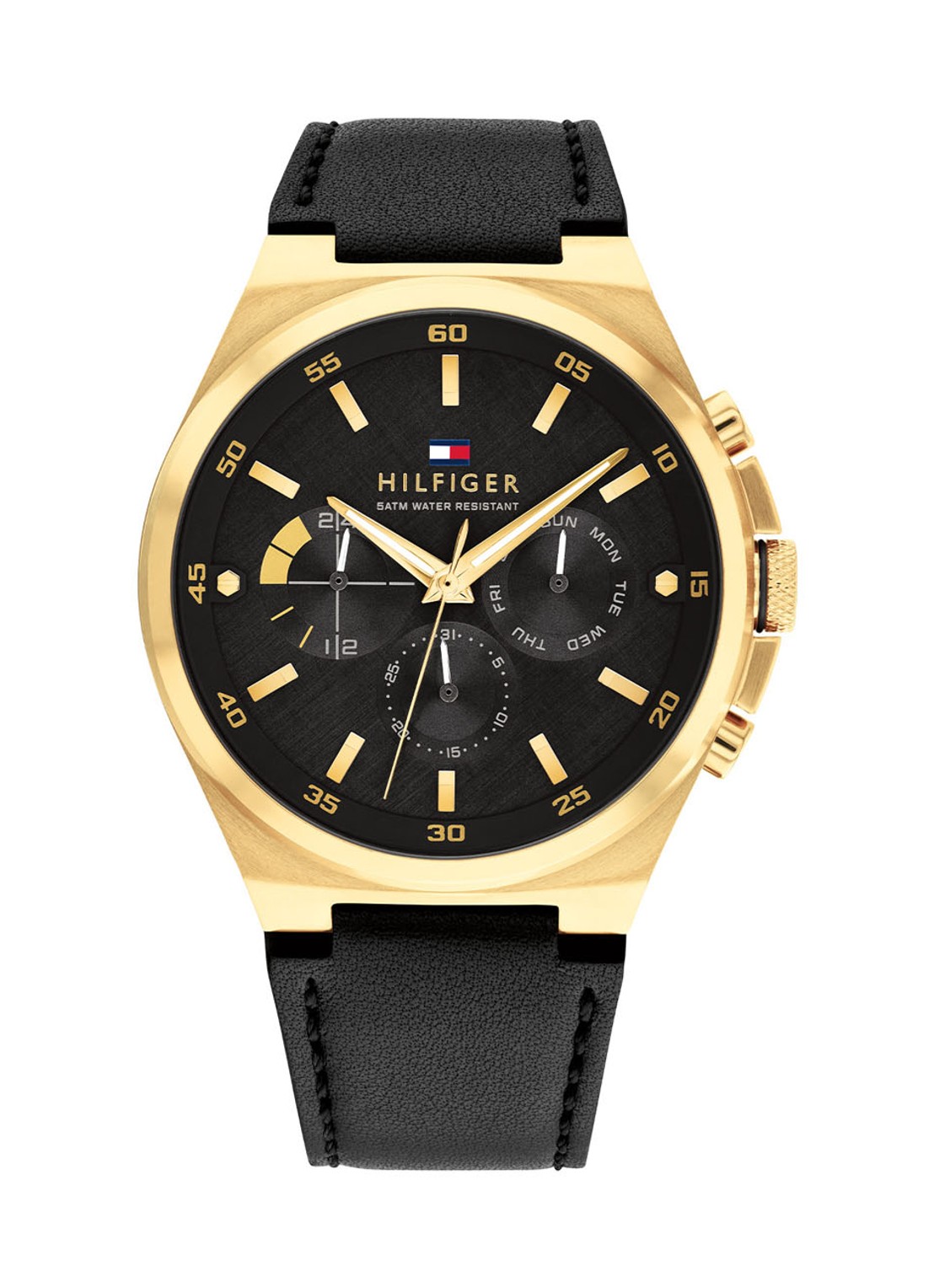 Tommy Hilfiger Dexter horloge TH1792086  - voorkant goud