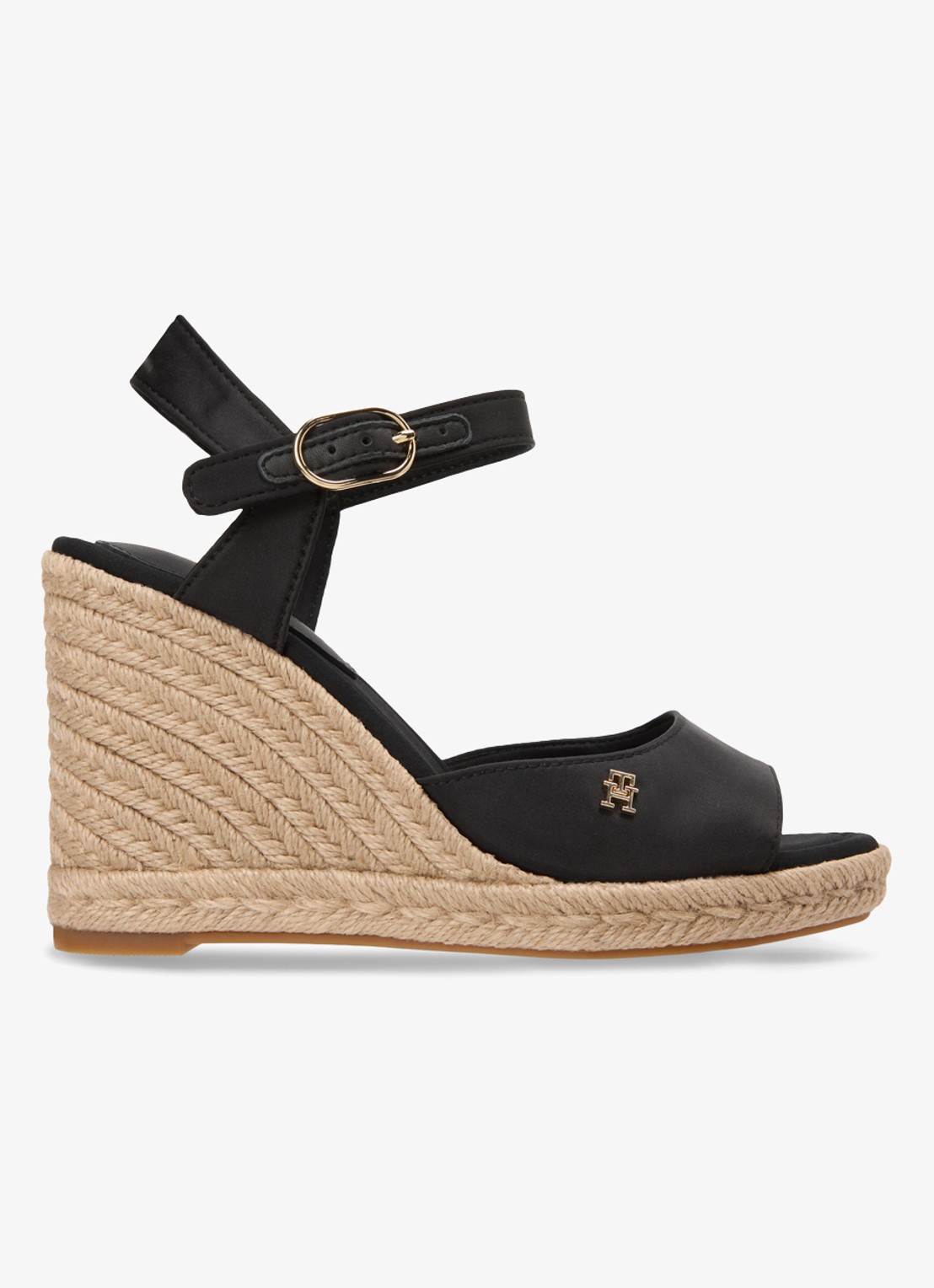 Tommy Hilfiger Espadrille met hak - detail 5 zwart