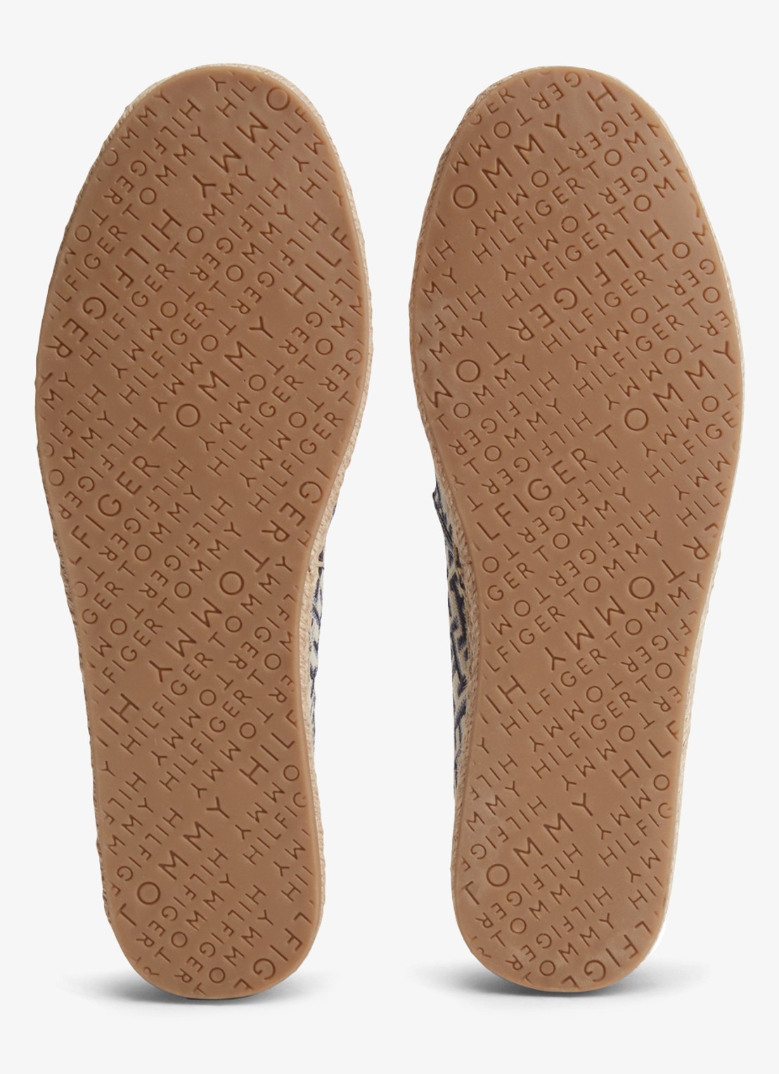 Tommy Hilfiger Espadrille met logoprint - detail 4 donkerblauw