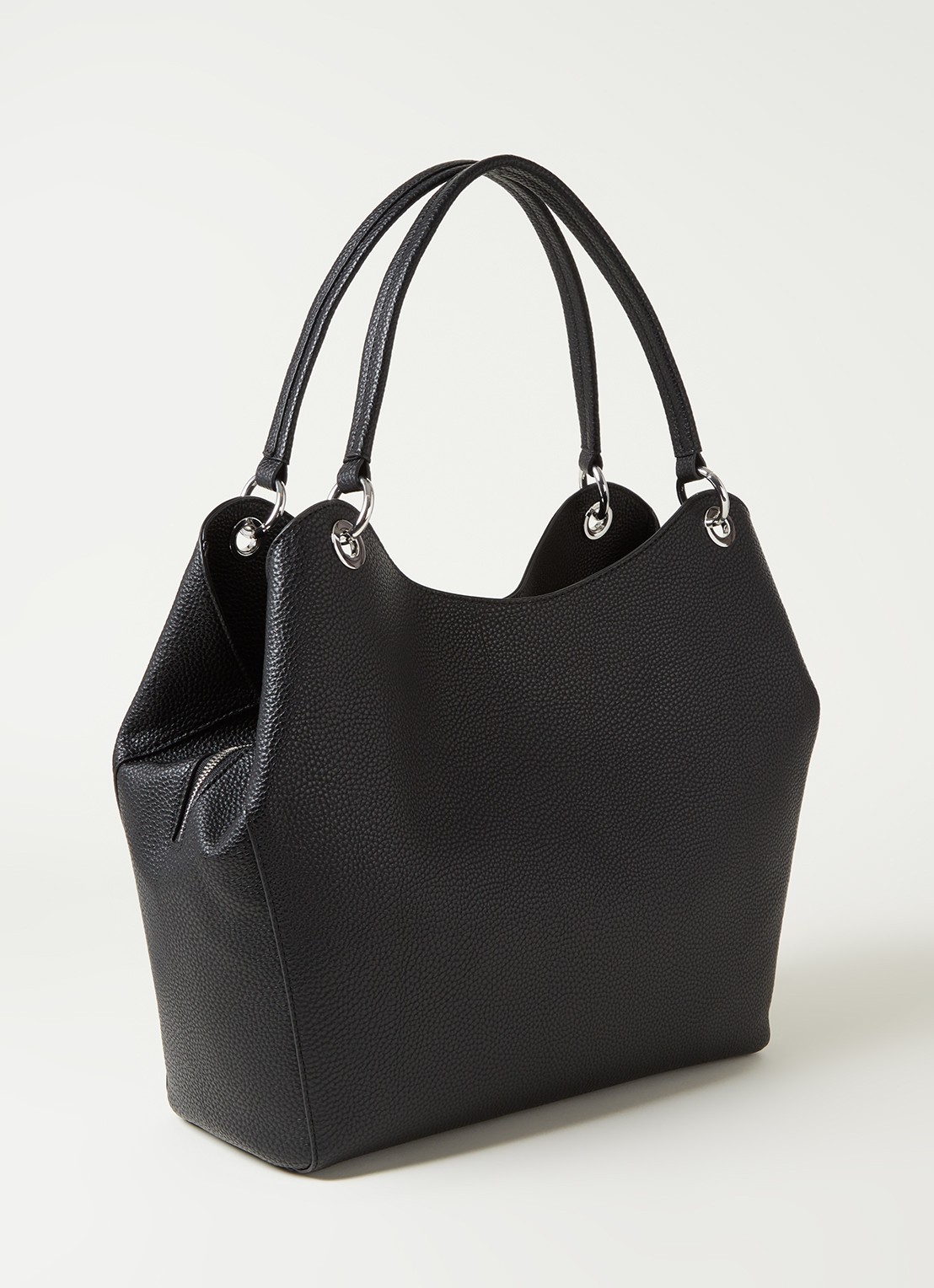 Tommy Hilfiger Essence schoudertas met logo - achterkant zwart