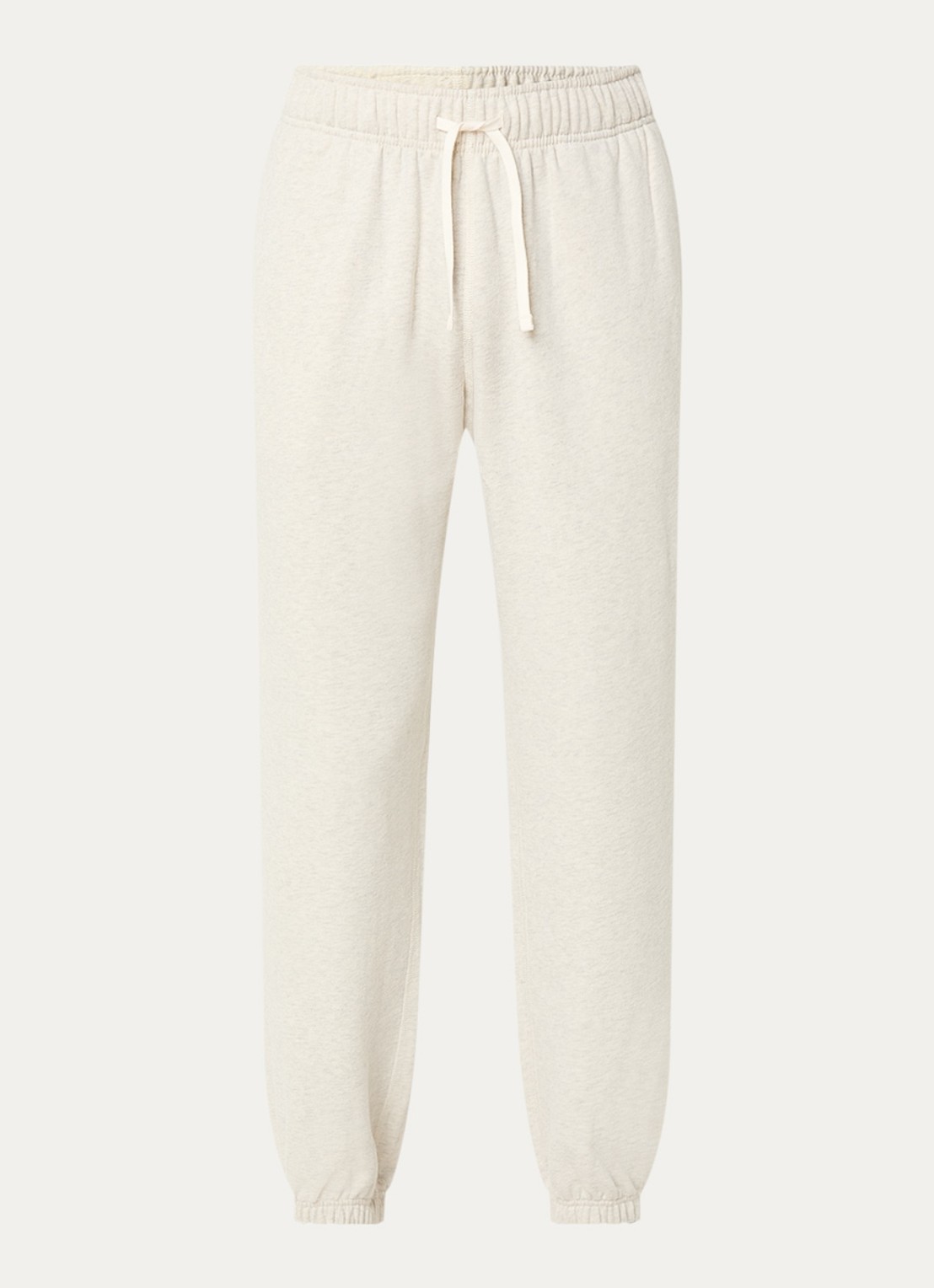 Tommy Hilfiger Essential joggingbroek met logoborduring - voorkant 8 creme