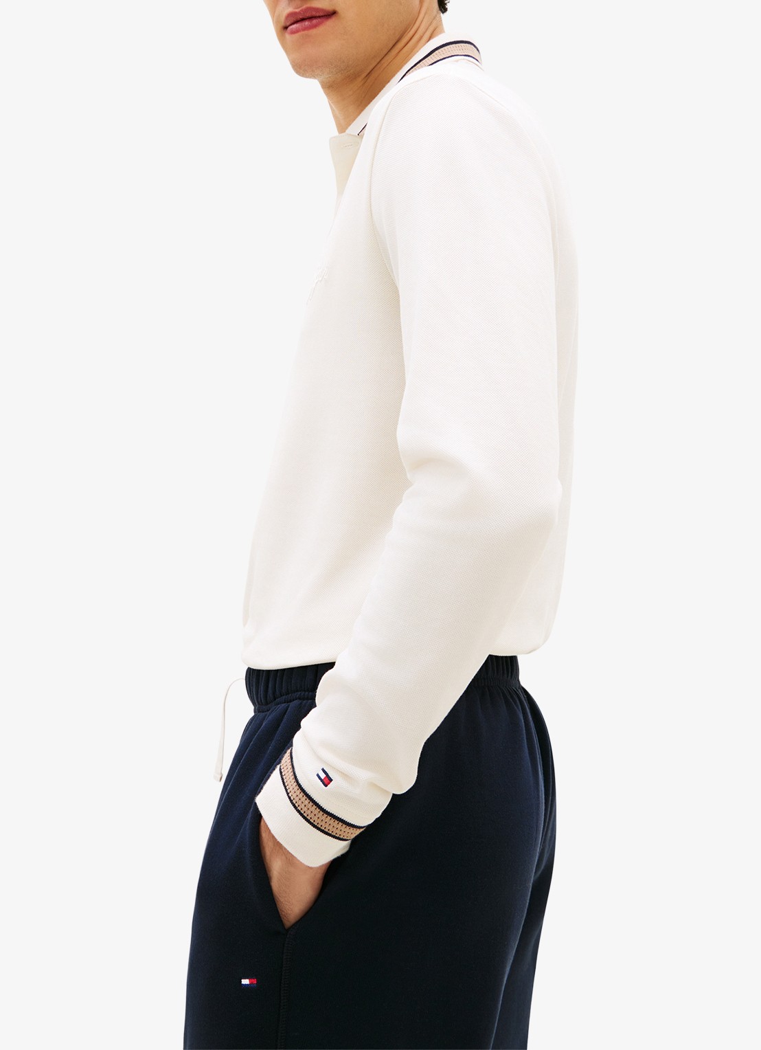 Tommy Hilfiger Essential joggingbroek met logoborduring - detail 3 blauw