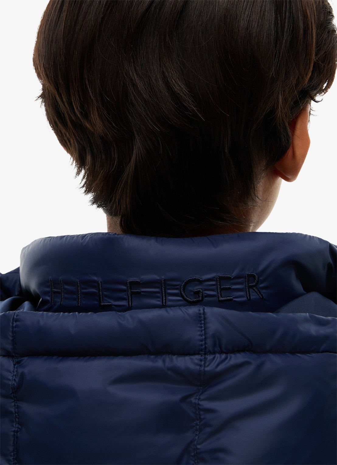 Tommy Hilfiger Essential parka met capuchon - detail 6 dark blue-c1g