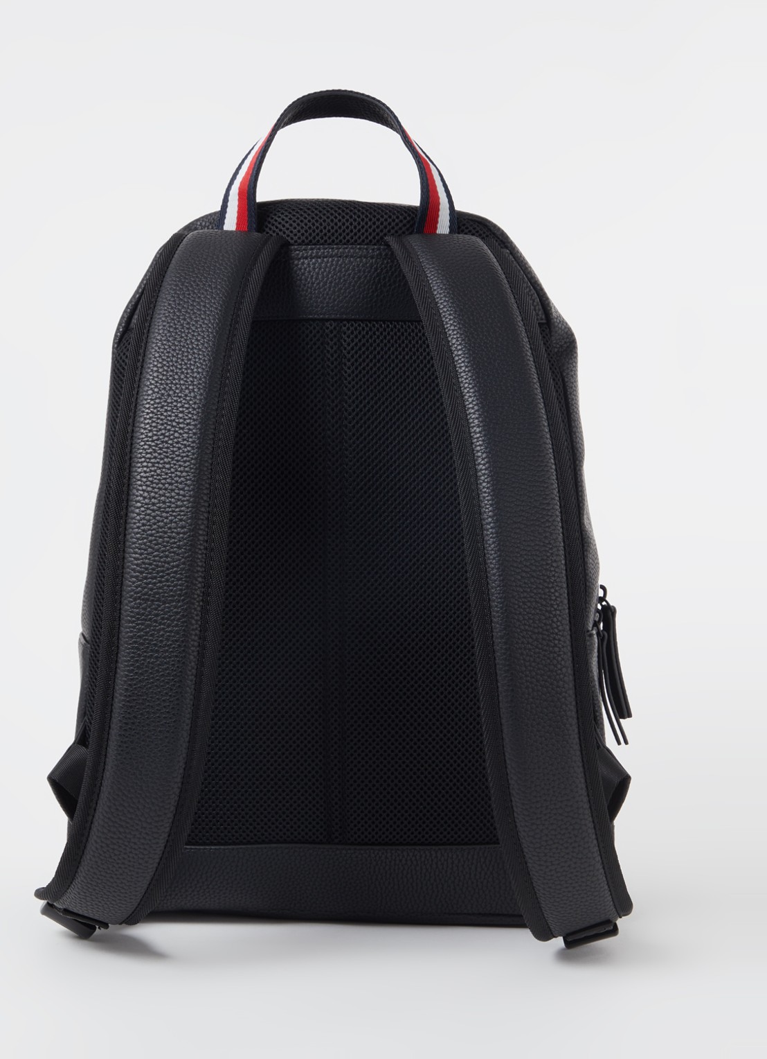 Tommy Hilfiger Essential rugzak met 14 inch laptopvak - achterkant zwart