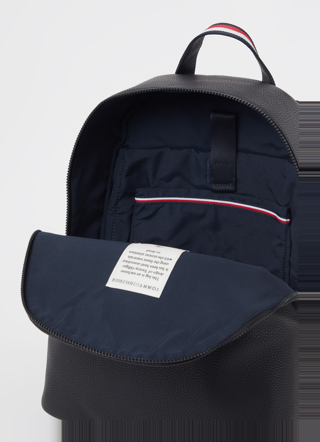 Tommy Hilfiger Essential rugzak met 14 inch laptopvak - detail 2 zwart