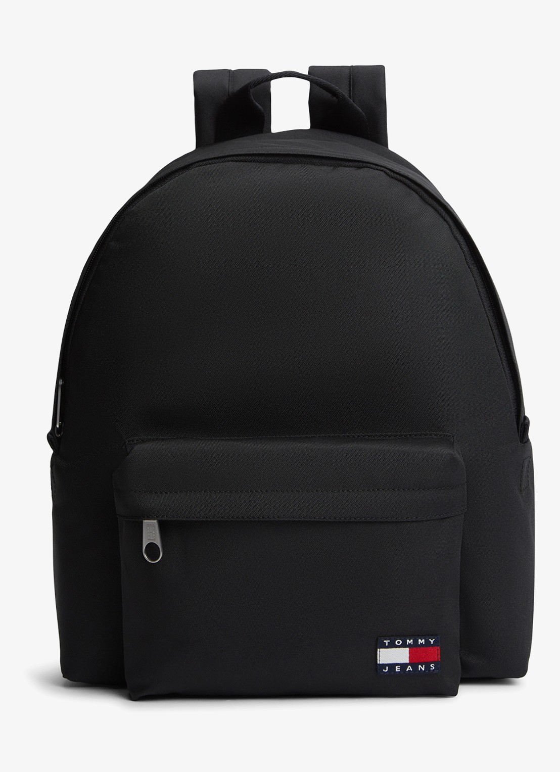 Tommy Hilfiger Essential rugzak met logo - voorkant 2 black-bds / zwart