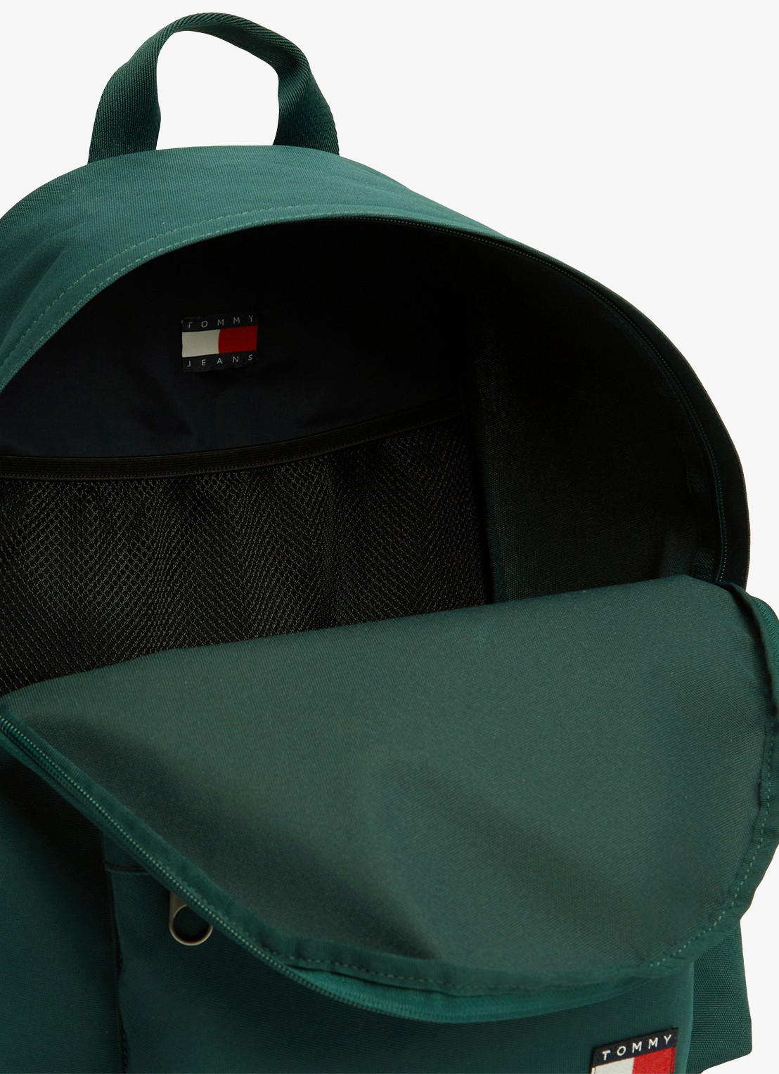 Tommy Hilfiger Essential rugzak met logo - detail 3 elegant green-mcd / groen