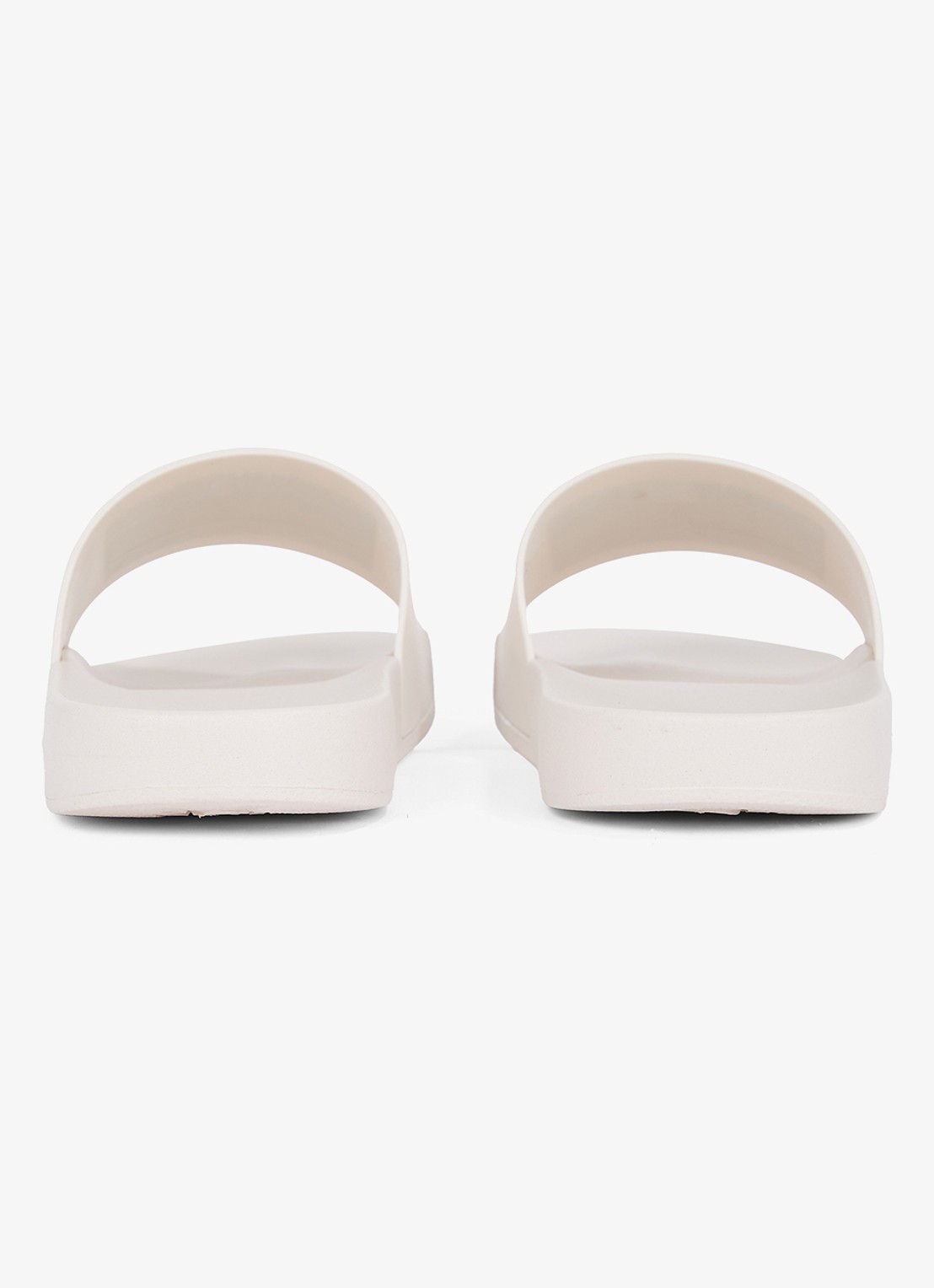 Tommy Hilfiger Essential slipper met logo - achterkant 6 beige