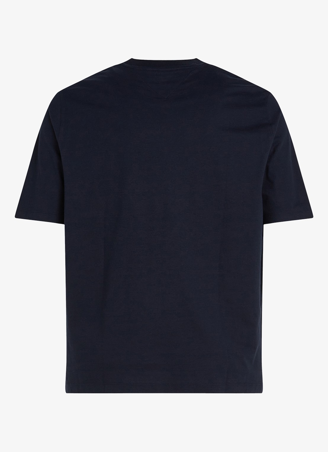 Tommy Hilfiger Essential T-shirt met ronde hals - detail 3 donkerblauw