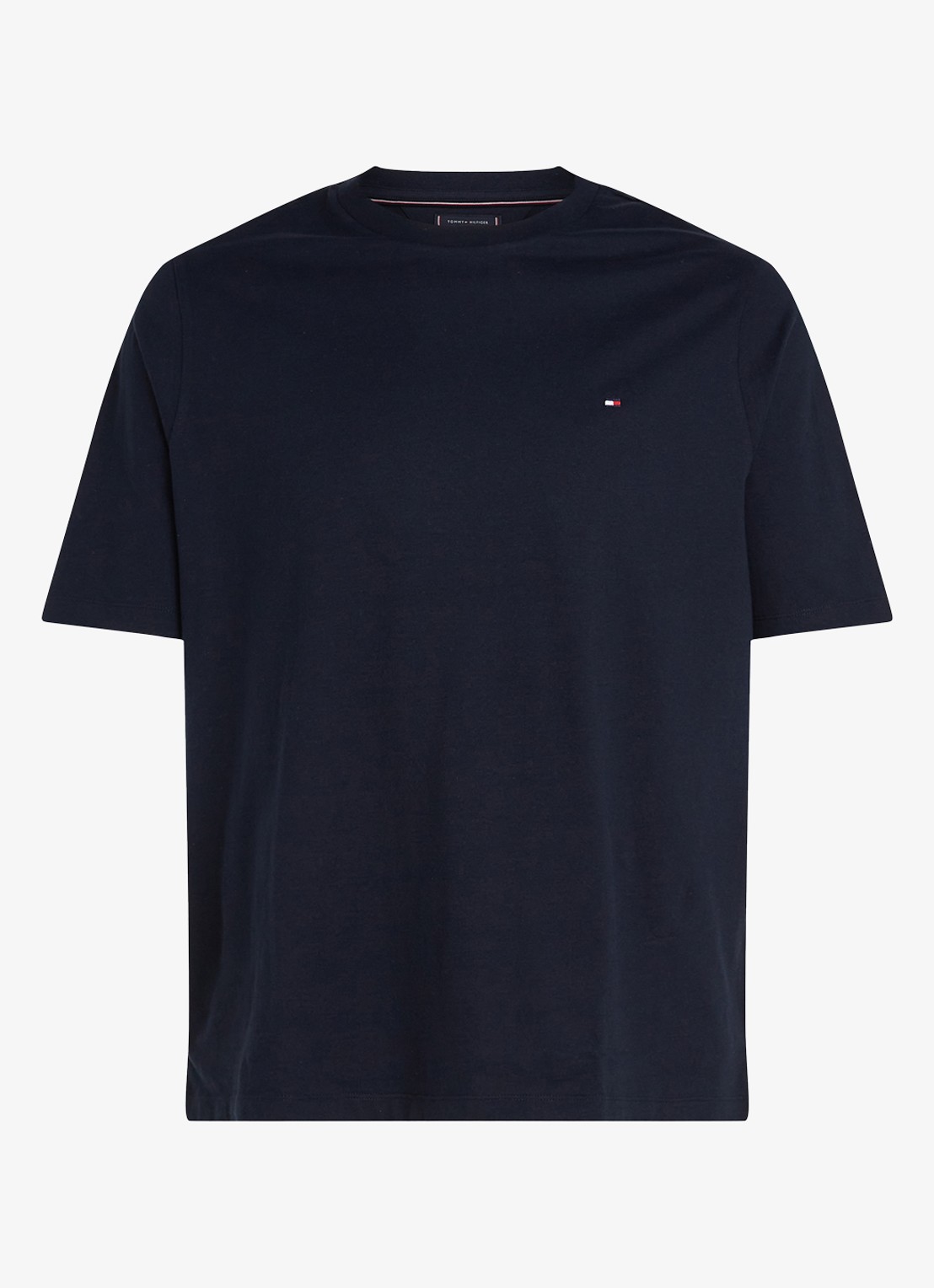 Tommy Hilfiger Essential T-shirt met ronde hals - voorkant 4 donkerblauw