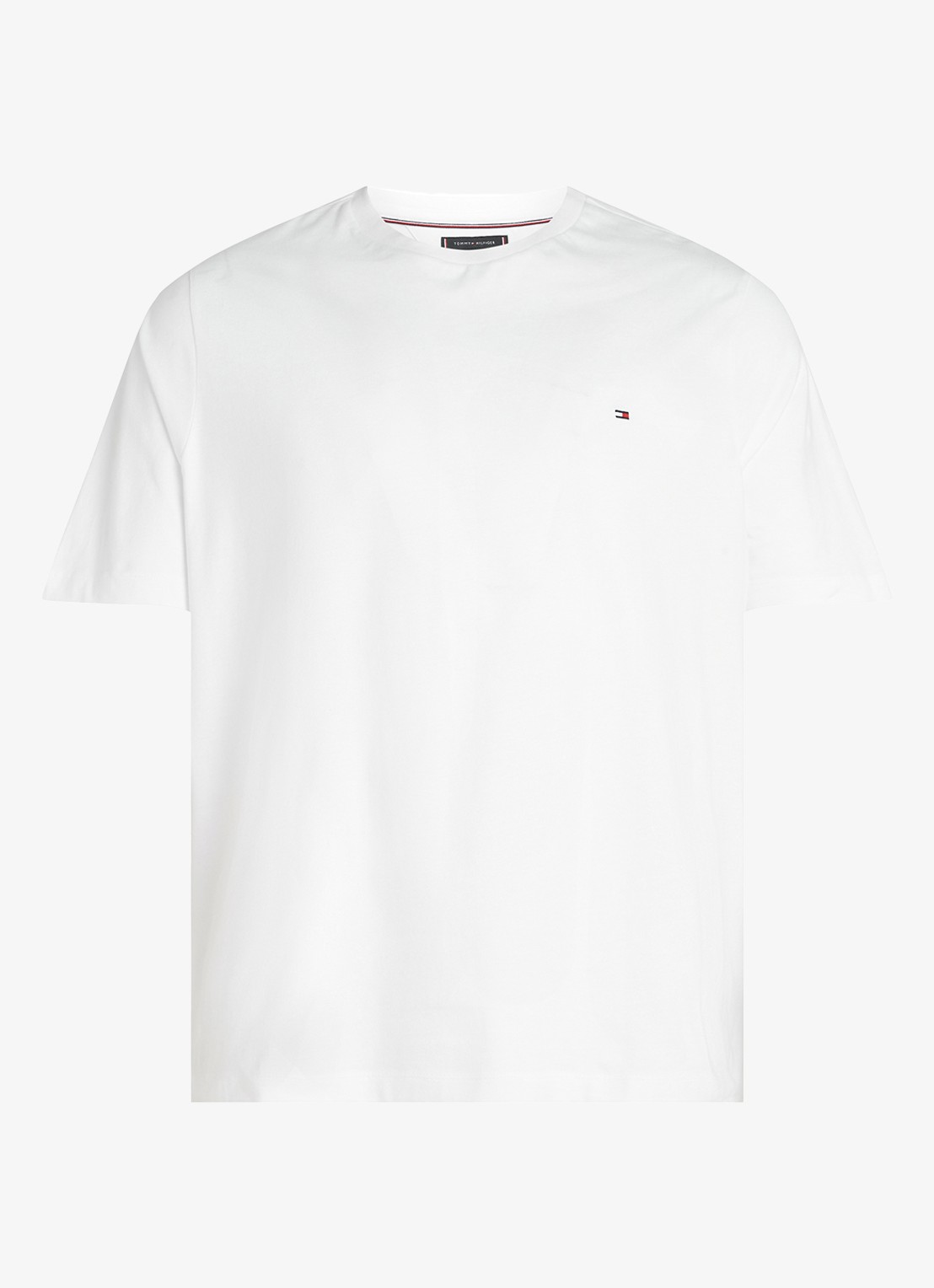 Tommy Hilfiger Essential T-shirt met ronde hals - voorkant 2 wit