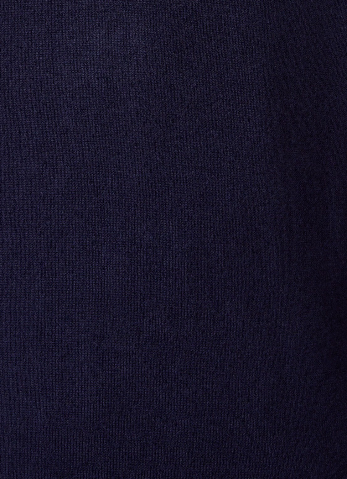 Tommy Hilfiger Fijngebreide pullover in kasjmierblend met logoborduring - detail 5 donkerblauw