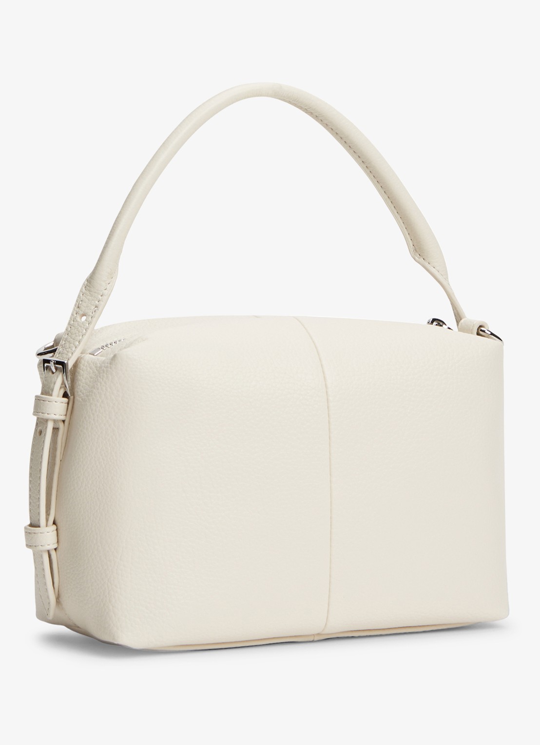 Tommy Hilfiger Handtas met logo - achterkant 5 gebroken wit