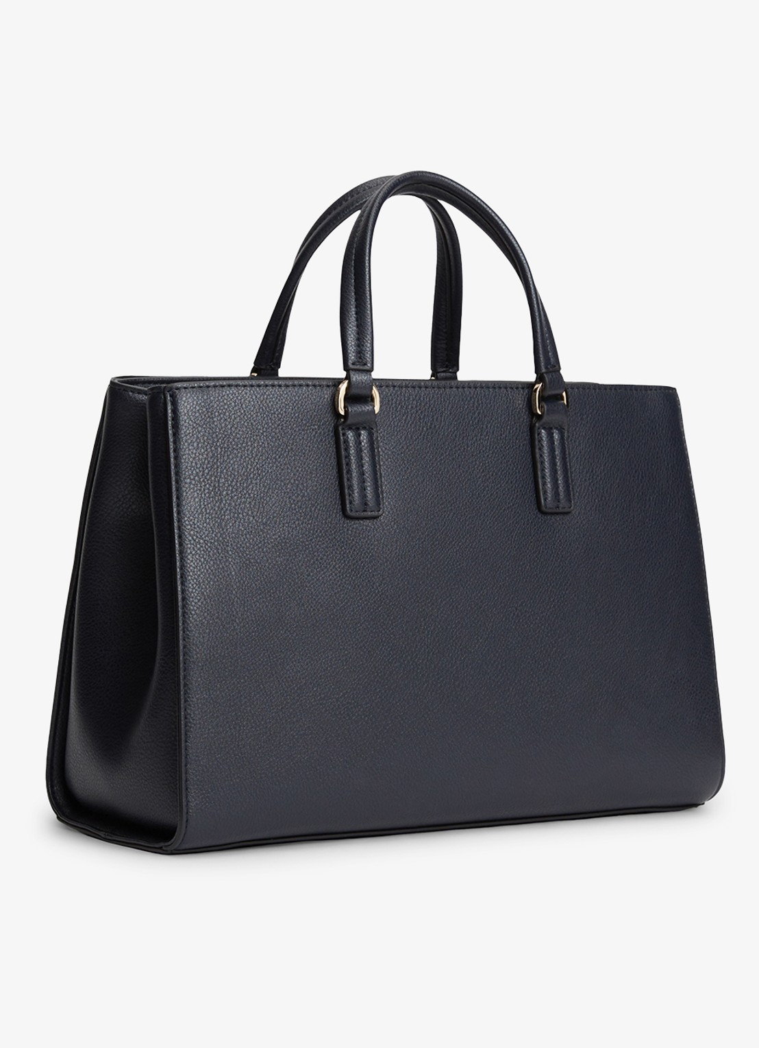 Tommy Hilfiger Handtas met logo - achterkant 3 donkerblauw
