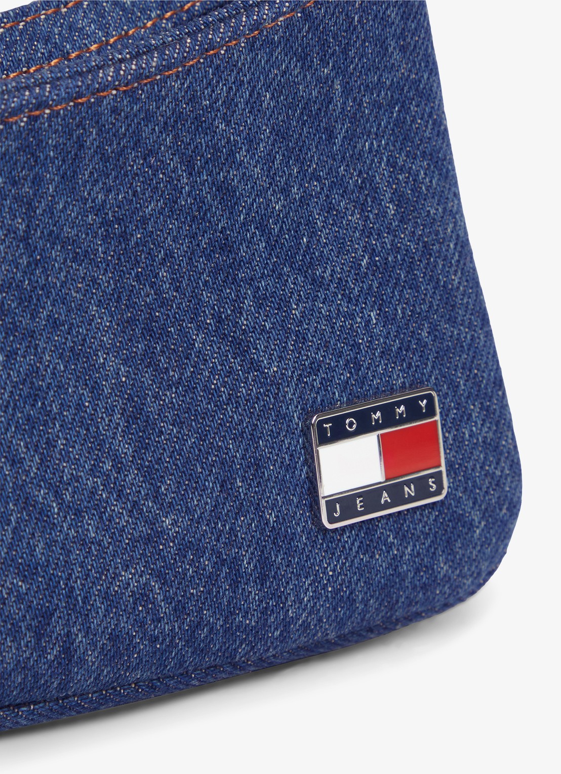 Tommy Hilfiger Handtas van denim met logo - detail 3 jeans