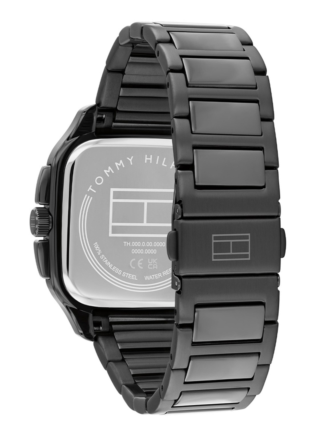Tommy Hilfiger Herald Skeleton horloge TH1710759 - detail 2 antraciet