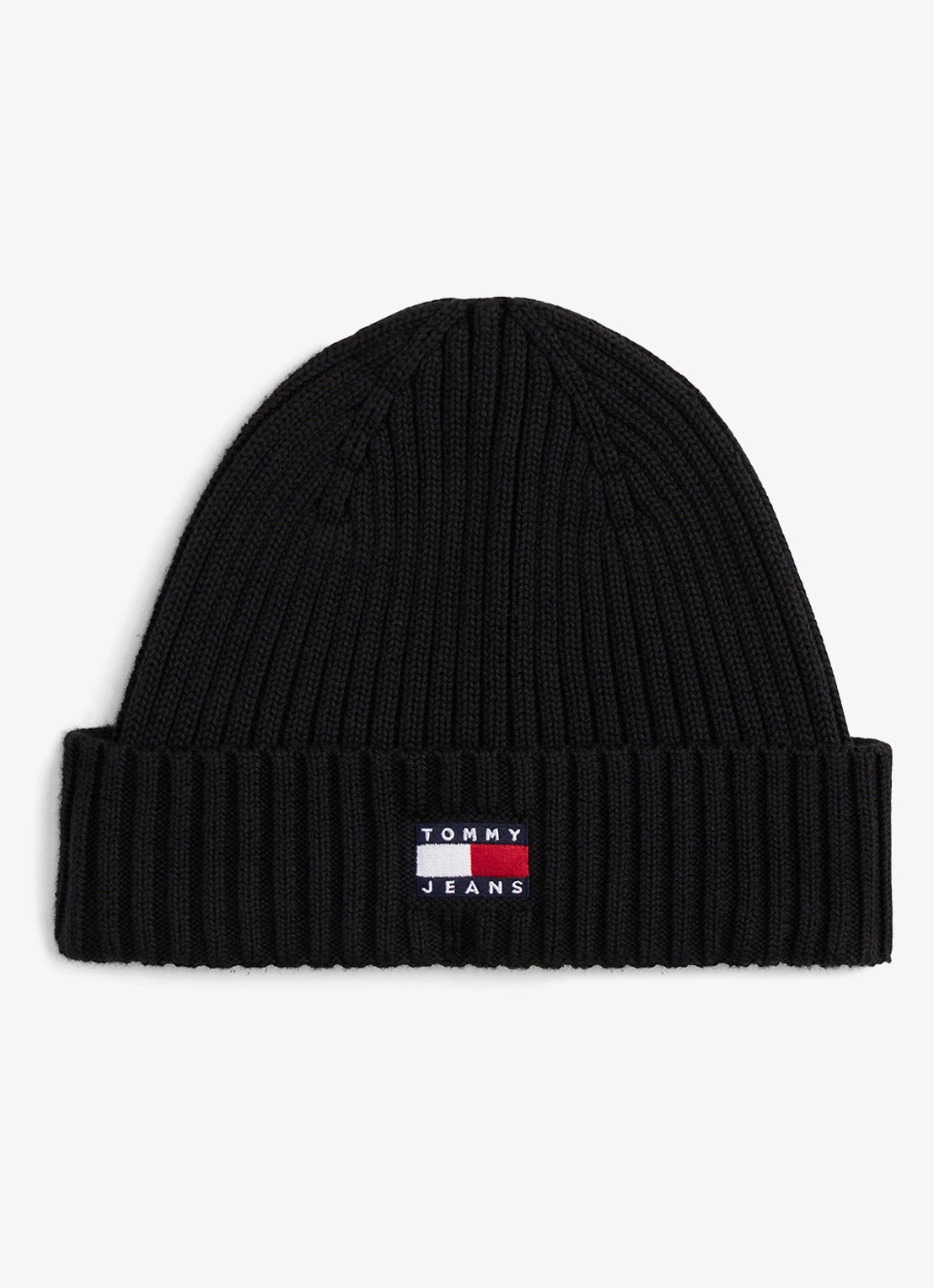 Tommy Hilfiger Heritage muts met logo - voorkant zwart