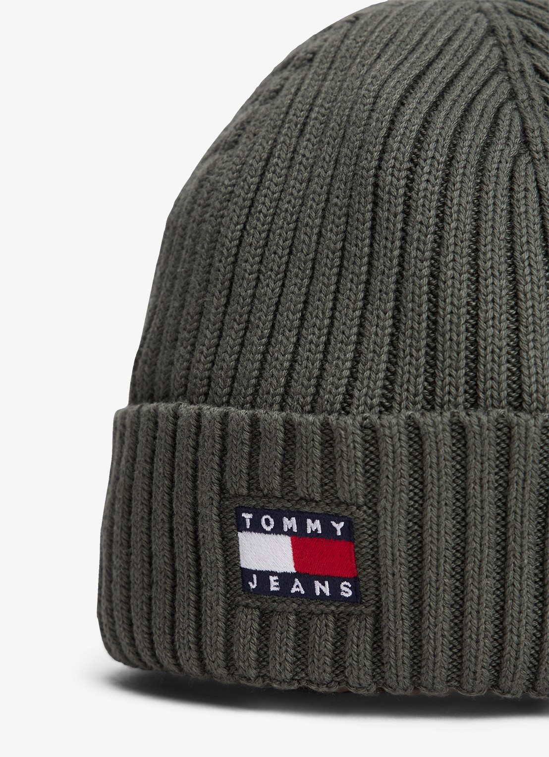 Tommy Hilfiger Heritage muts met logo - detail 2 olijfgroen