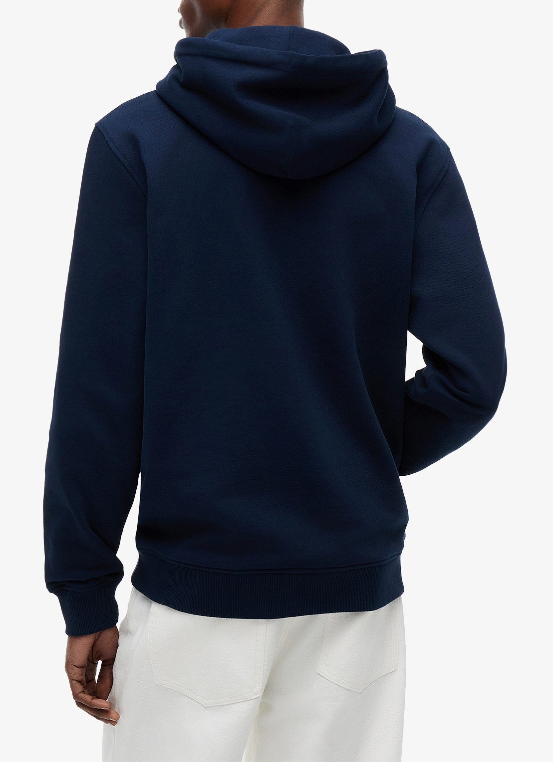 Tommy Hilfiger Hoodie met logo - achterkant donkerblauw