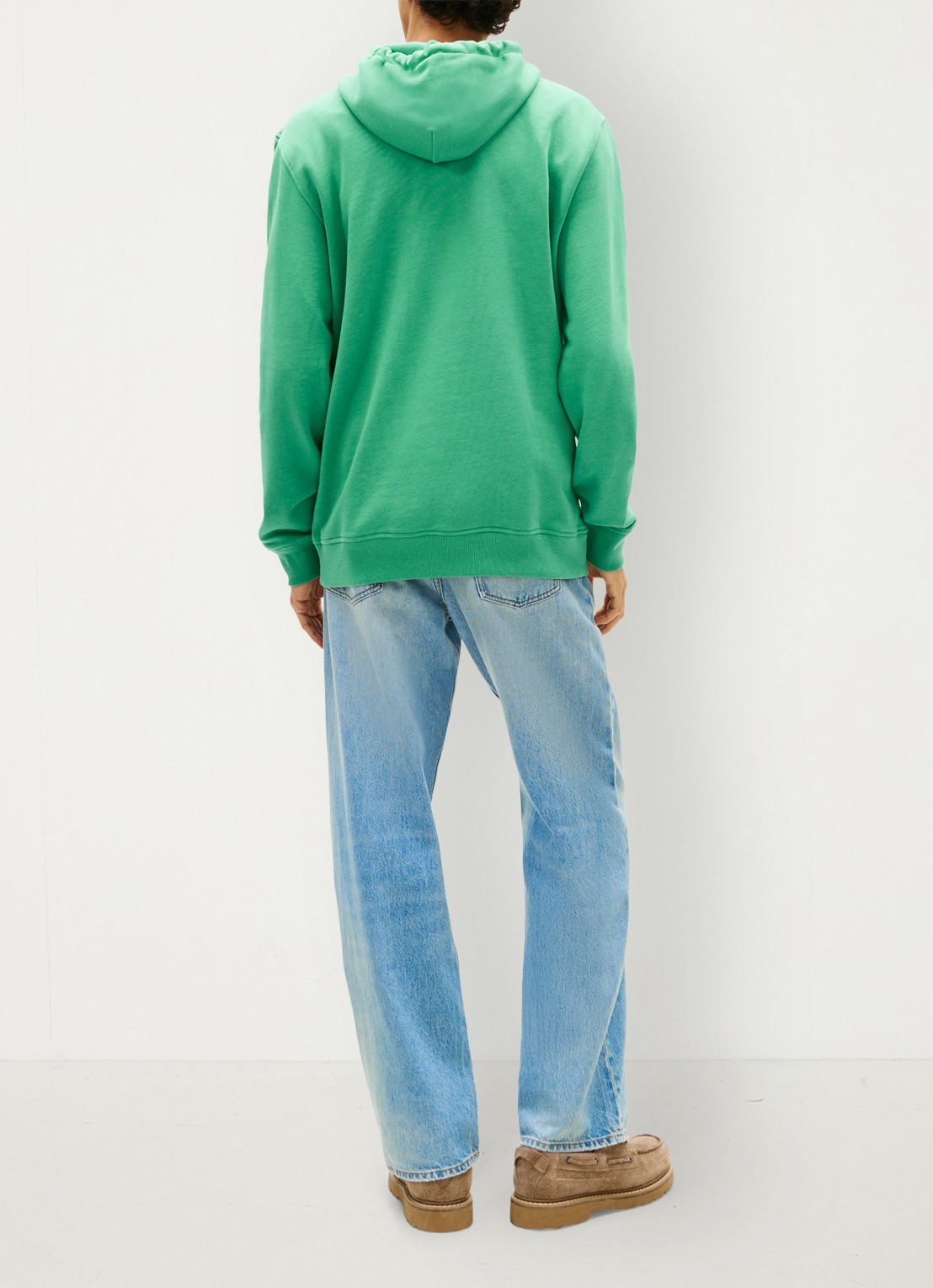 Tommy Hilfiger Hoodie met logo - achterkant groen