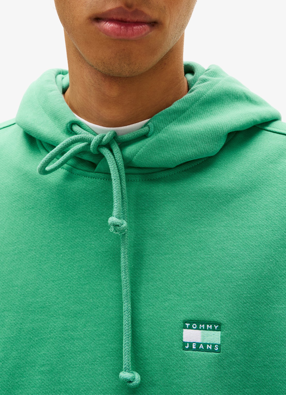 Tommy Hilfiger Hoodie met logo - detail 3 groen