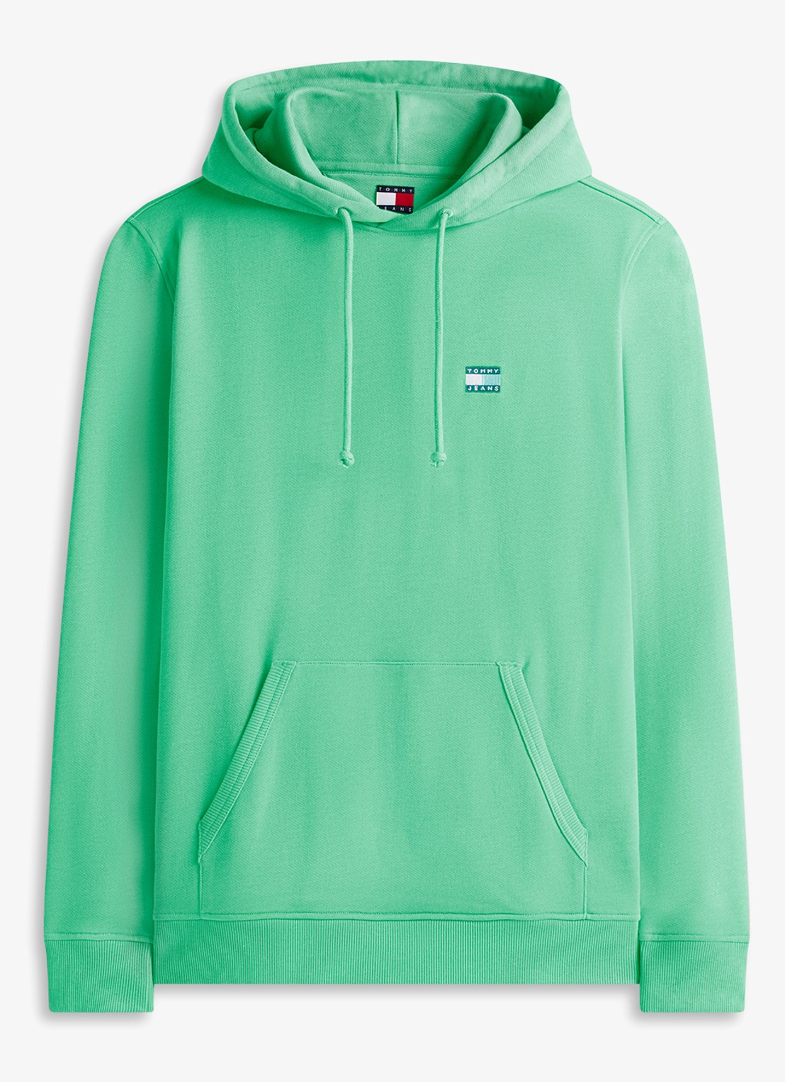 Tommy Hilfiger Hoodie met logo - voorkant 4 groen