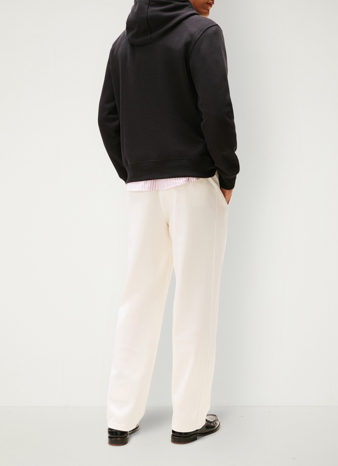 Tommy Hilfiger Hoodie met logoborduring - achterkant 3 zwart