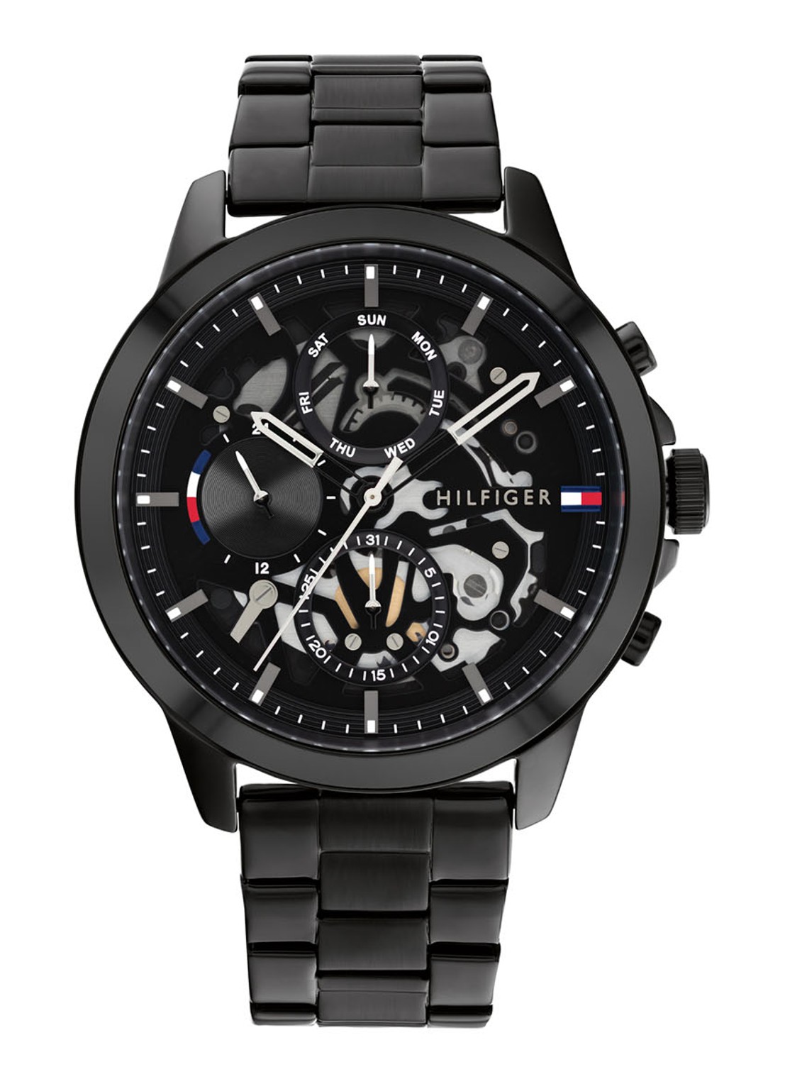 Tommy Hilfiger Horloge TH1710478 - voorkant 3 zwart