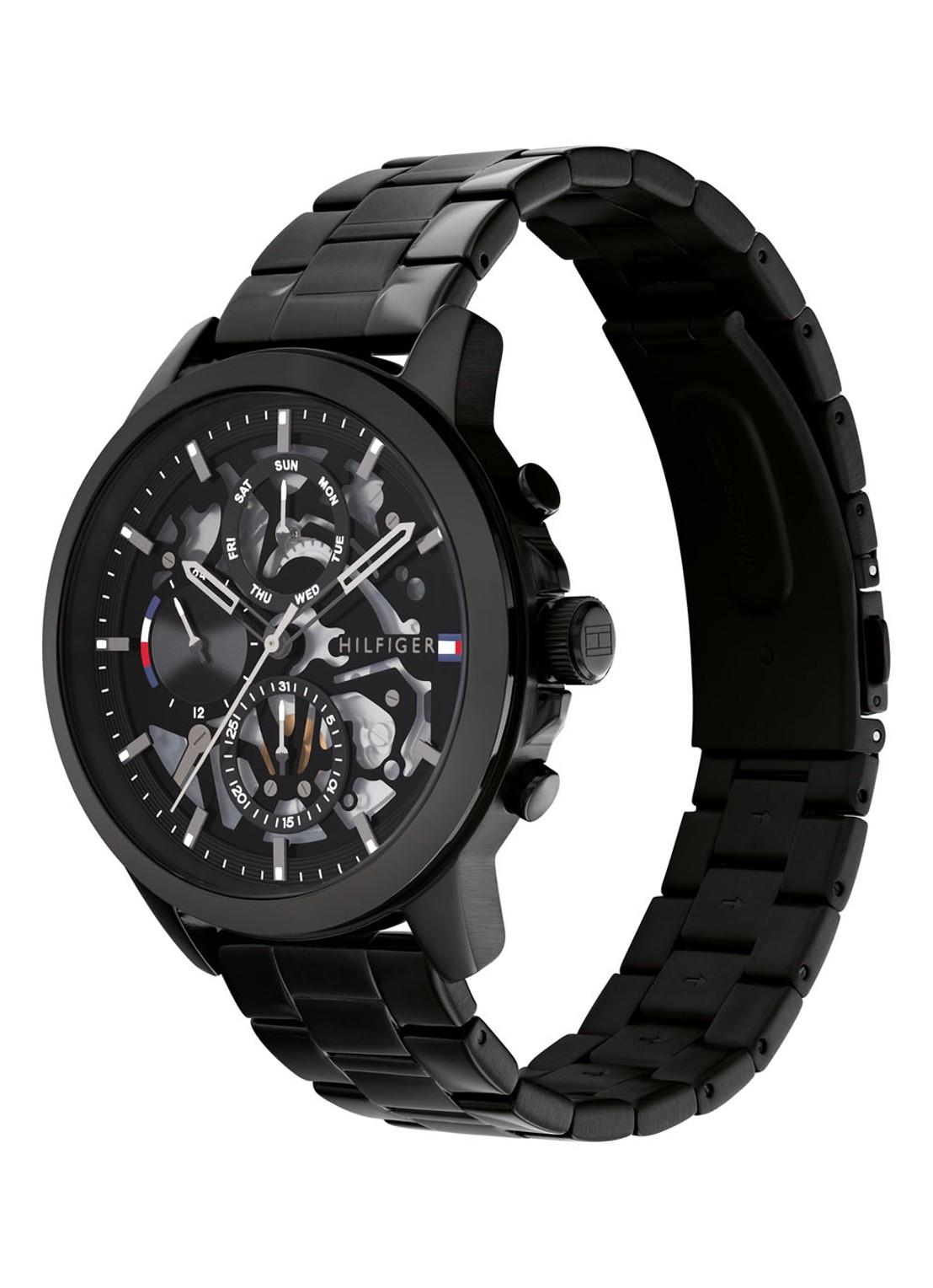 Tommy Hilfiger Horloge TH1710478 - voorkant 4 zwart