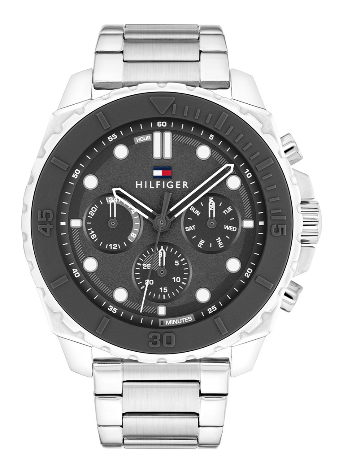 Tommy Hilfiger Horloge TH1710689  - voorkant zilver
