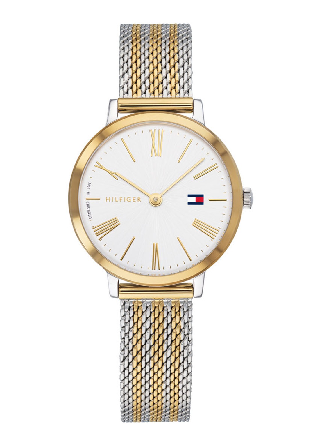 Tommy Hilfiger Horloge TH1782055 - voorkant goud
