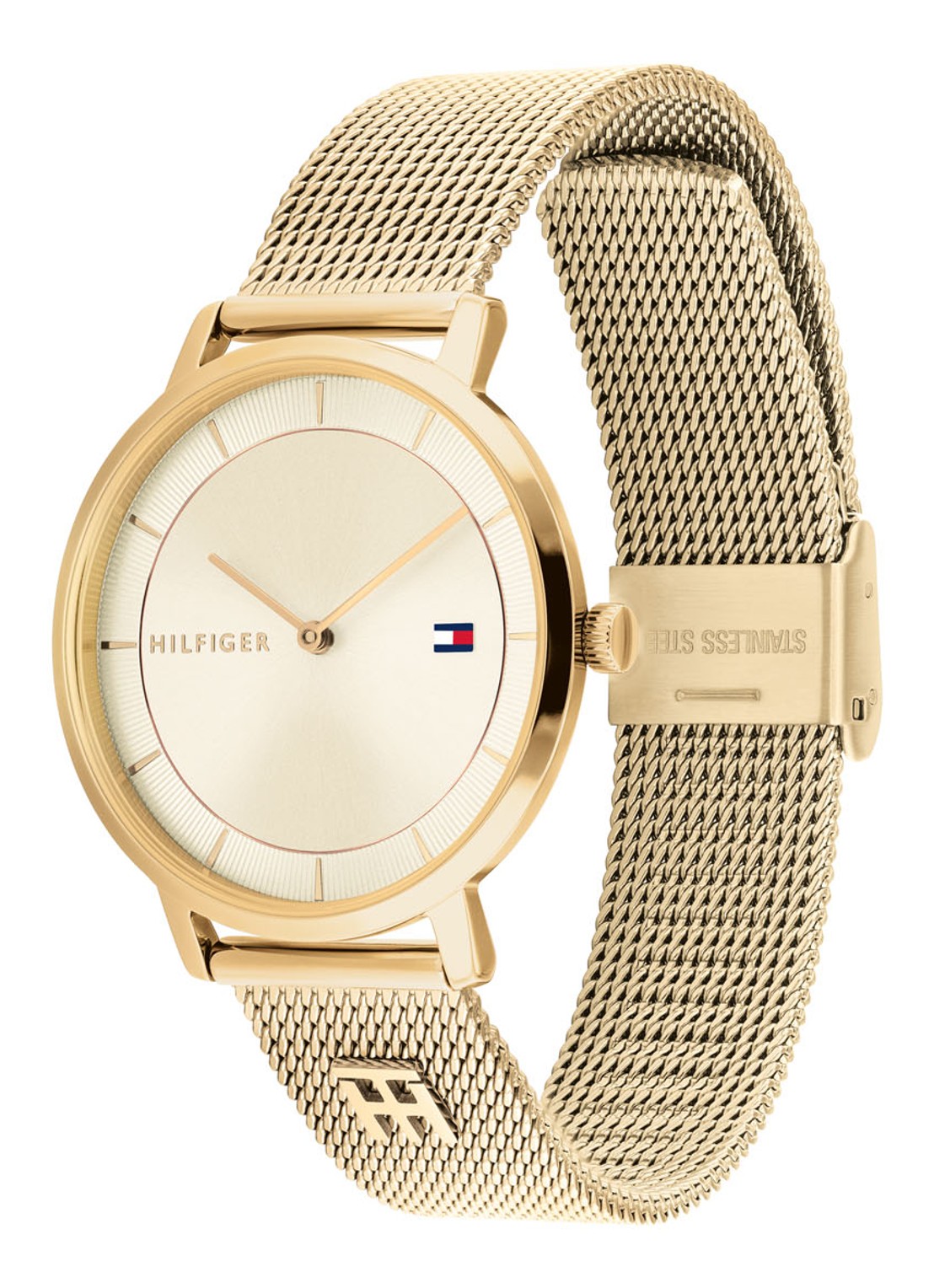 Tommy Hilfiger Horloge TH1782286 - voorkant 2 goud