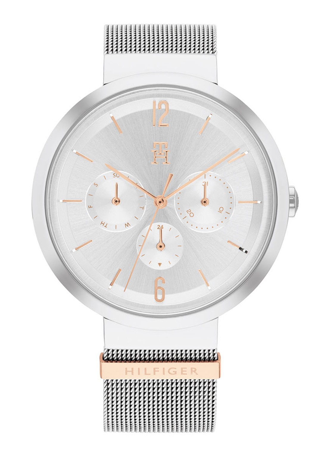 Tommy Hilfiger Horloge TH1782537 - voorkant zilver