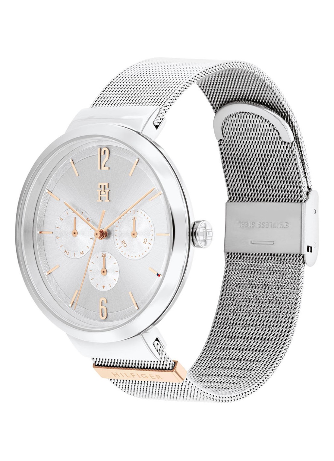Tommy Hilfiger Horloge TH1782537 - voorkant 2 zilver