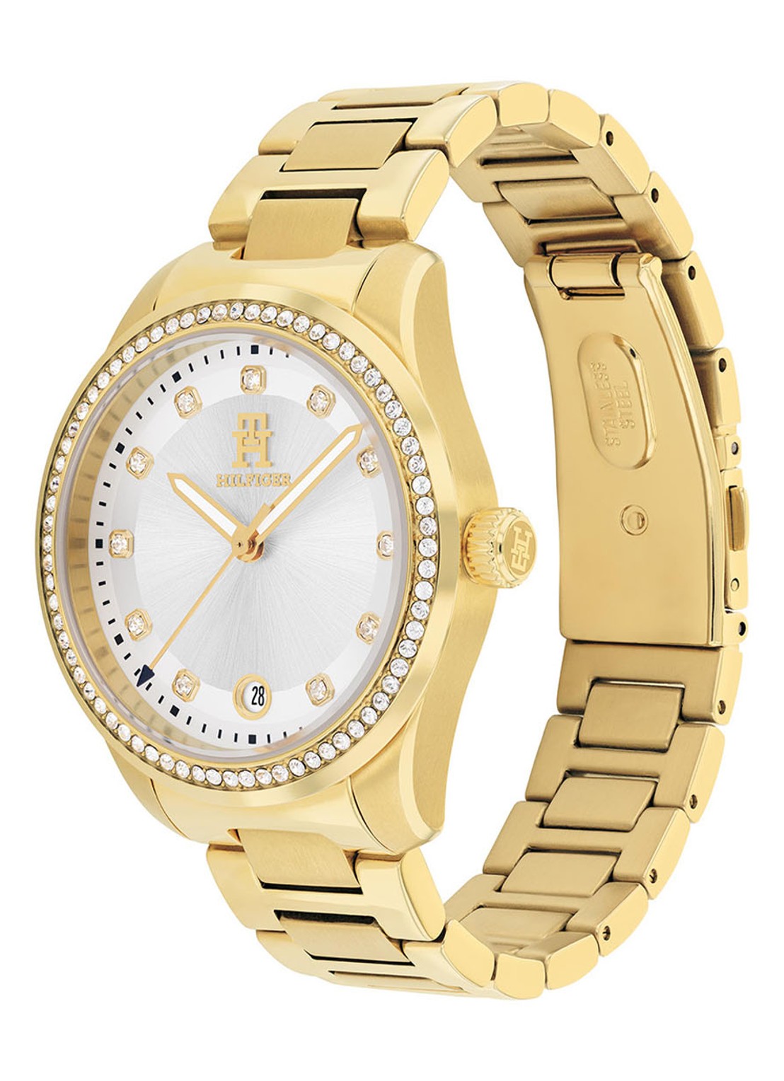 Tommy Hilfiger Horloge TH1782758   - detail 3 goud