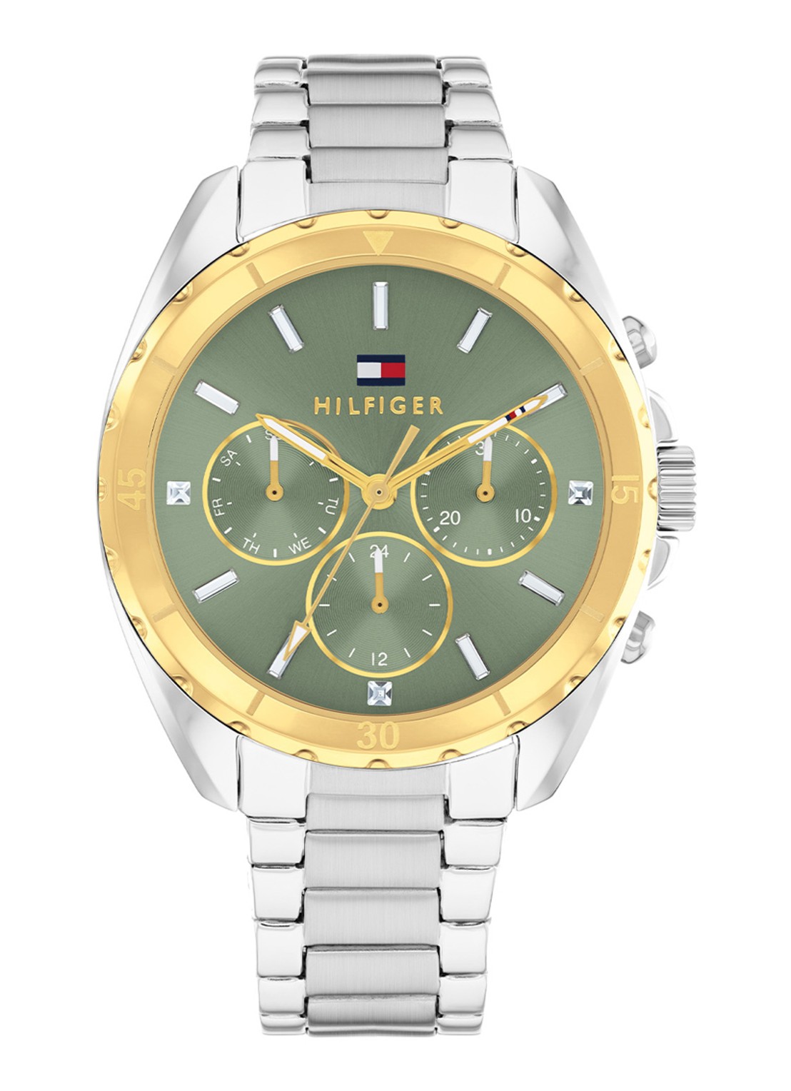 Tommy Hilfiger Horloge TH1782785  - voorkant 3 zilver