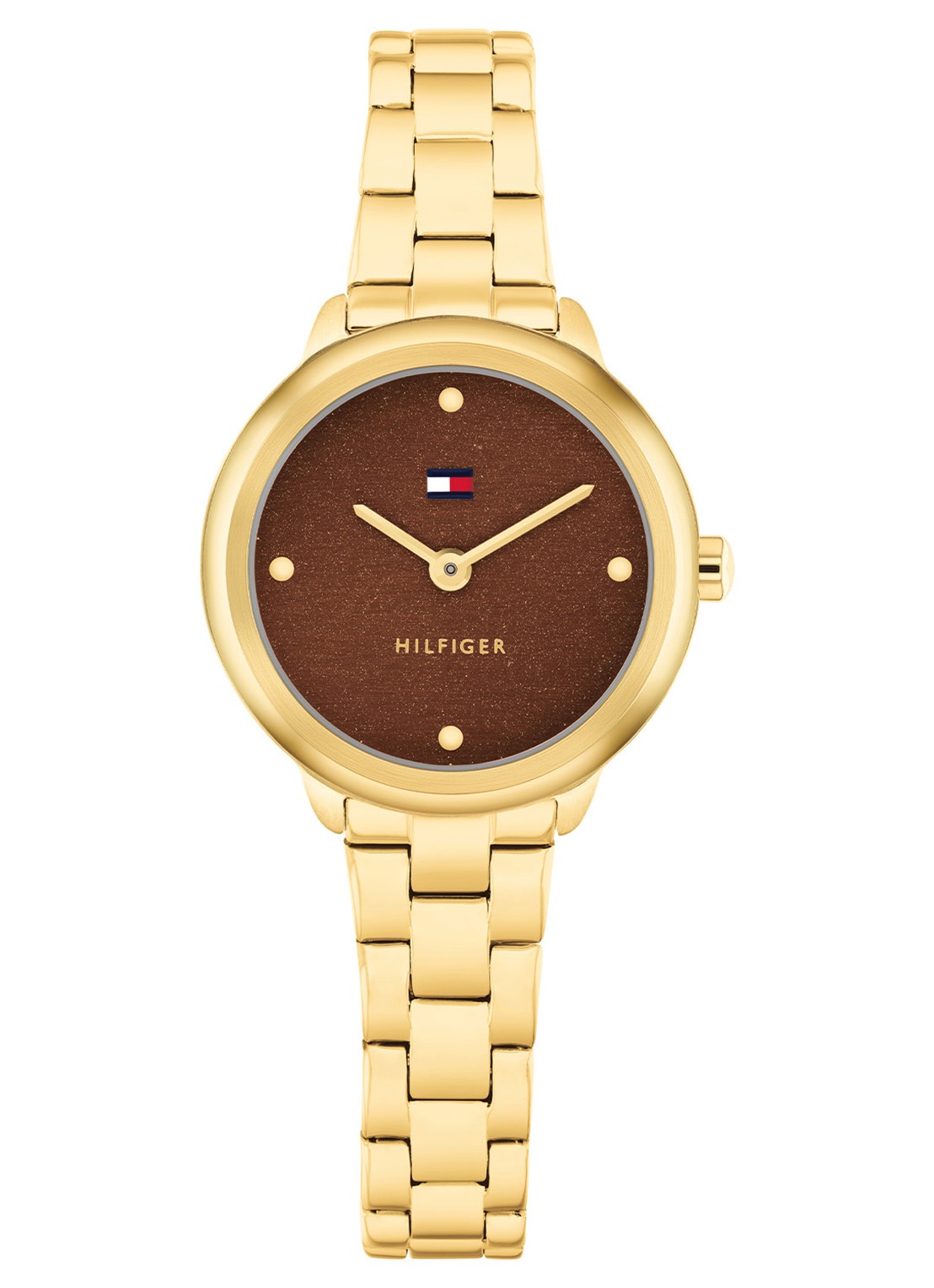 Tommy Hilfiger Horloge TH1782815   - voorkant goud