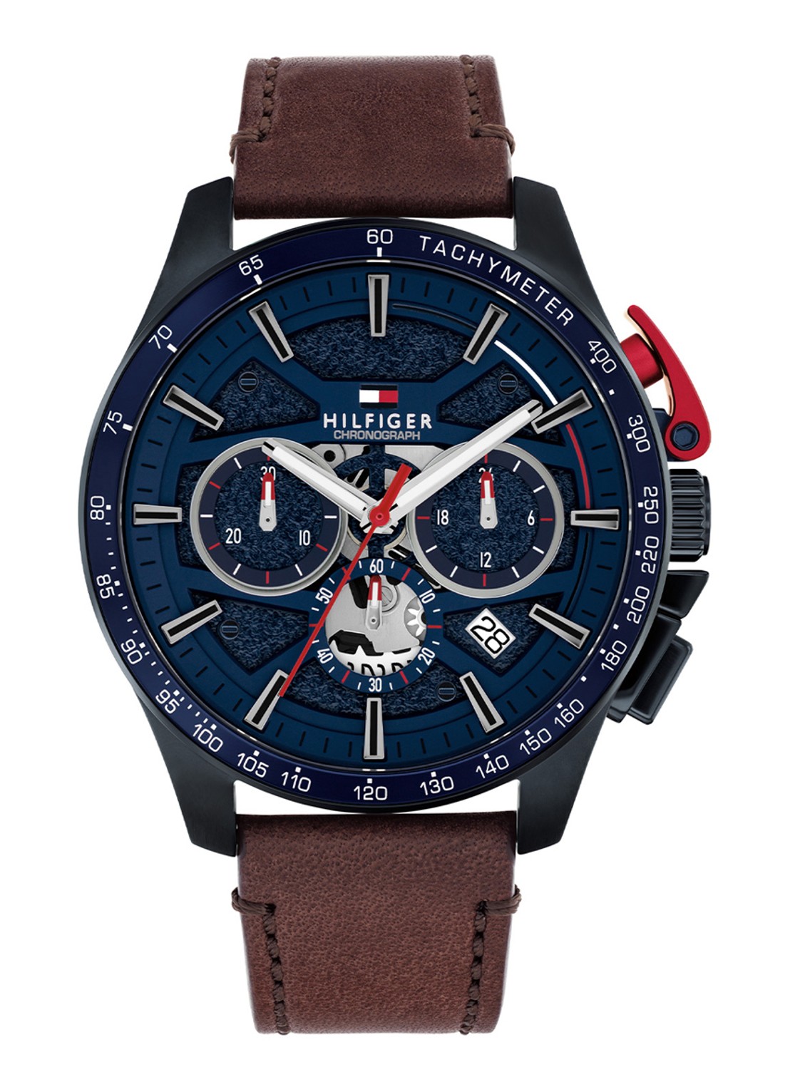 Tommy Hilfiger Horloge TH1782886  - voorkant zwart