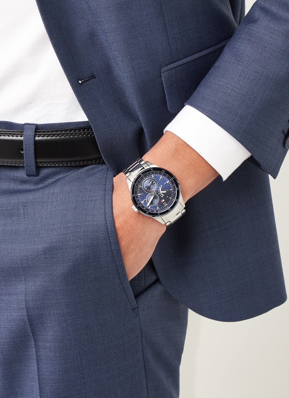 Tommy Hilfiger Horloge TH1791640 - voorkant 4 zilver