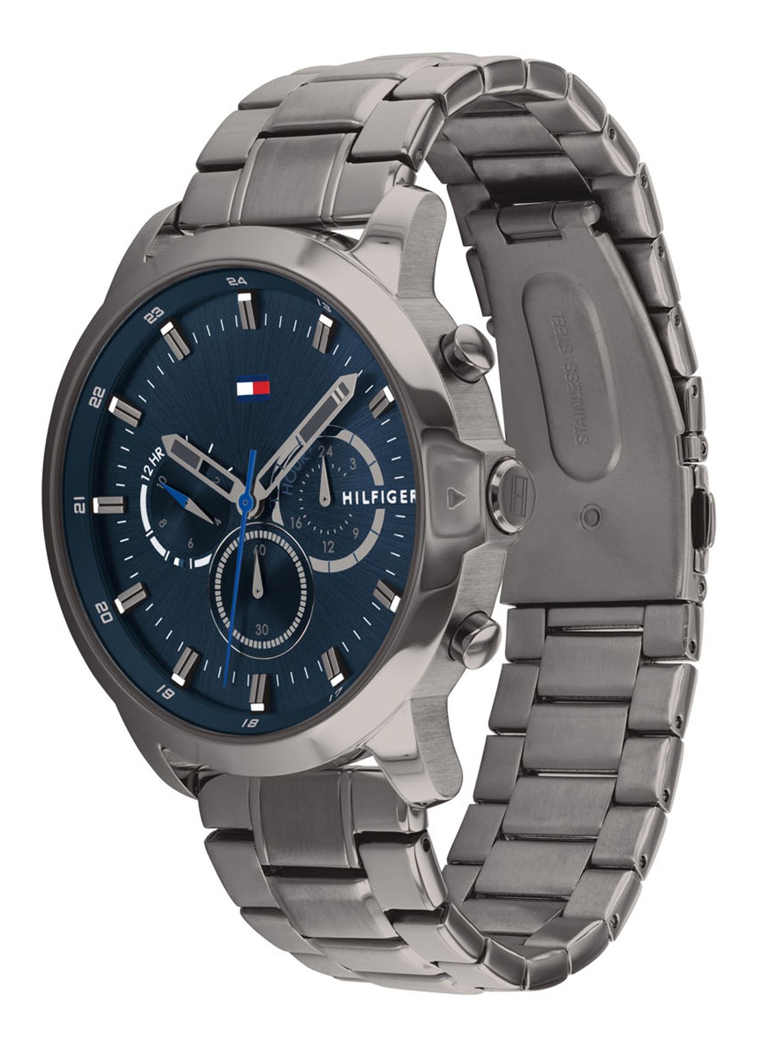 Tommy Hilfiger Horloge TH1791796 - detail donkergrijs