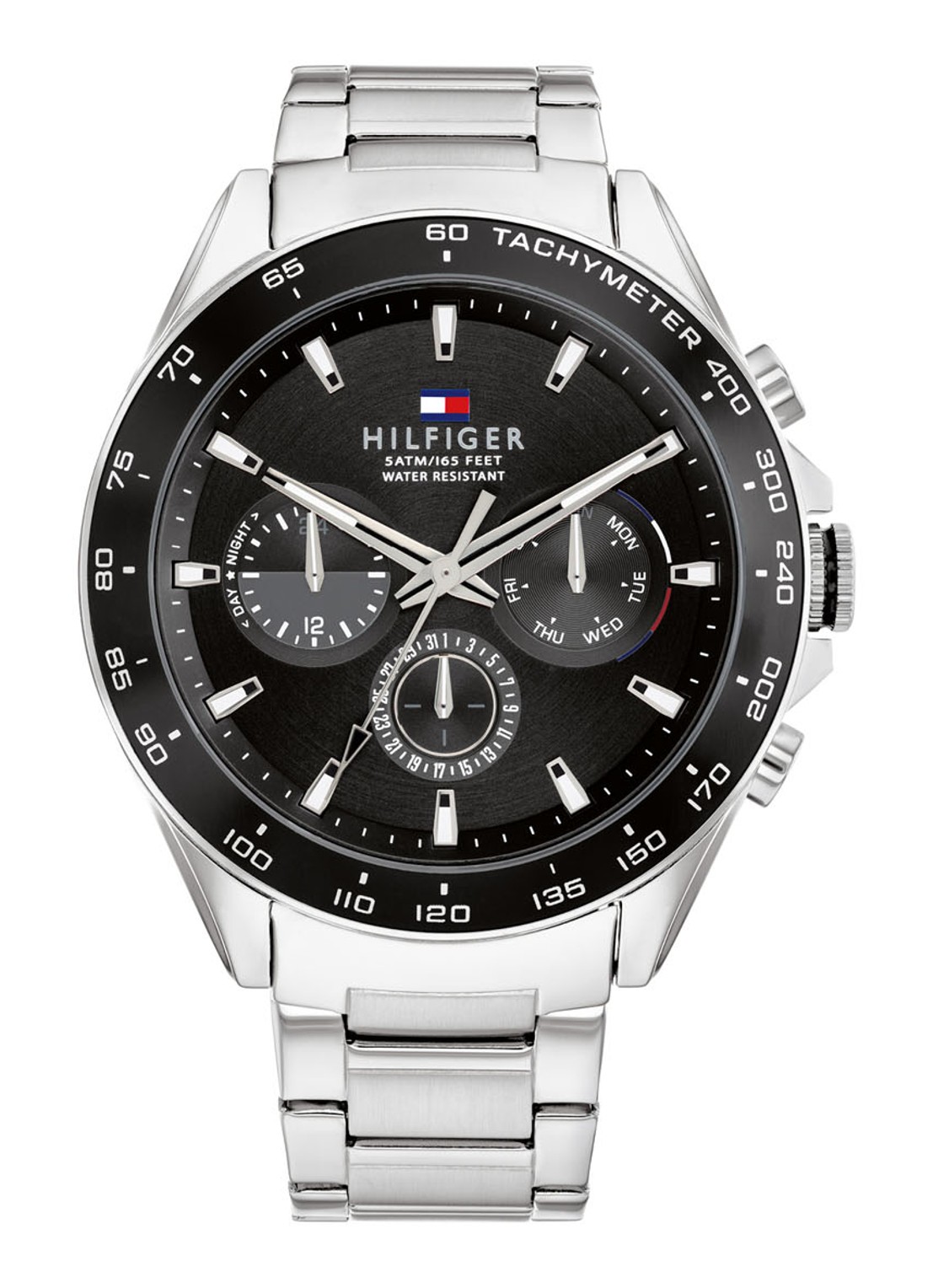 Tommy Hilfiger Horloge TH1791967 - voorkant zilver