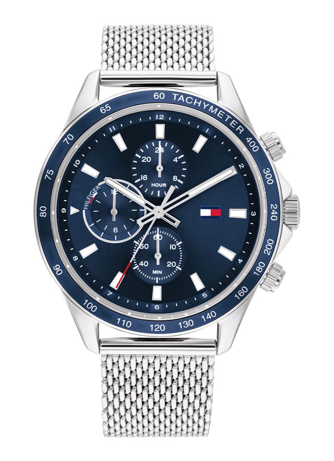 Tommy Hilfiger Horloge TH1792018 - voorkant 3 zilver