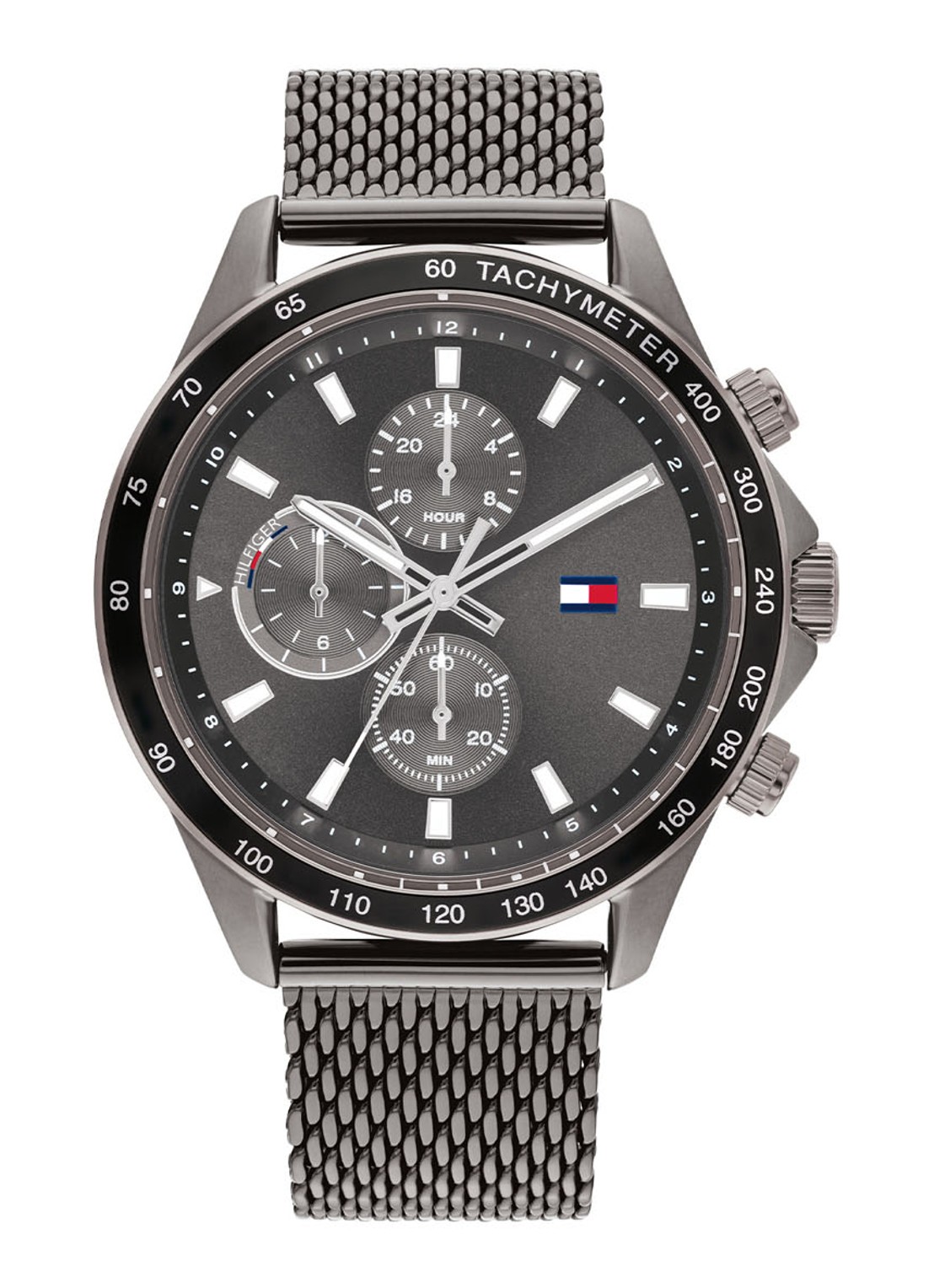 Tommy Hilfiger Horloge TH1792019 - voorkant grijs