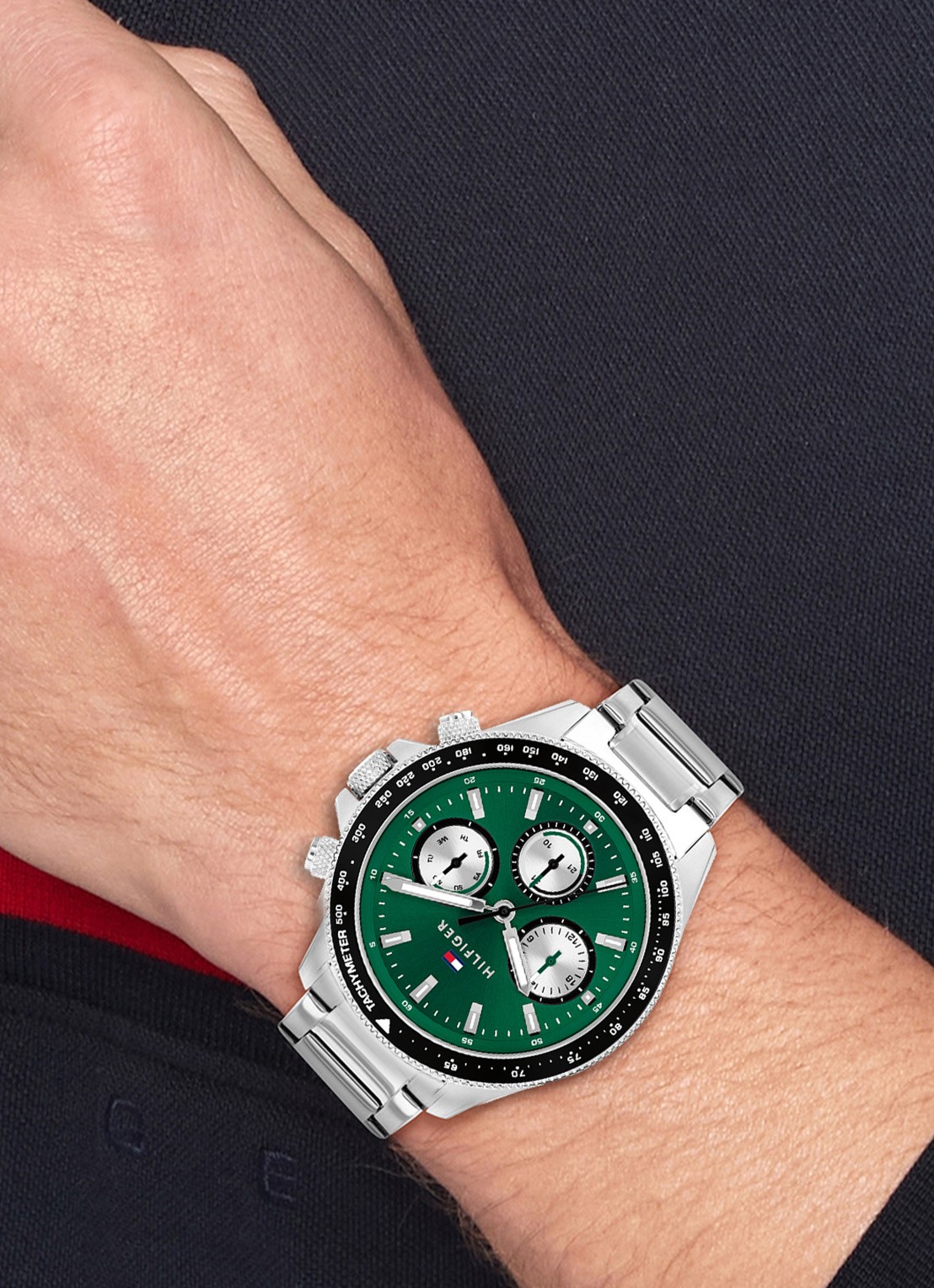 Tommy Hilfiger Horloge TH1792211 - voorkant 4 zilver
