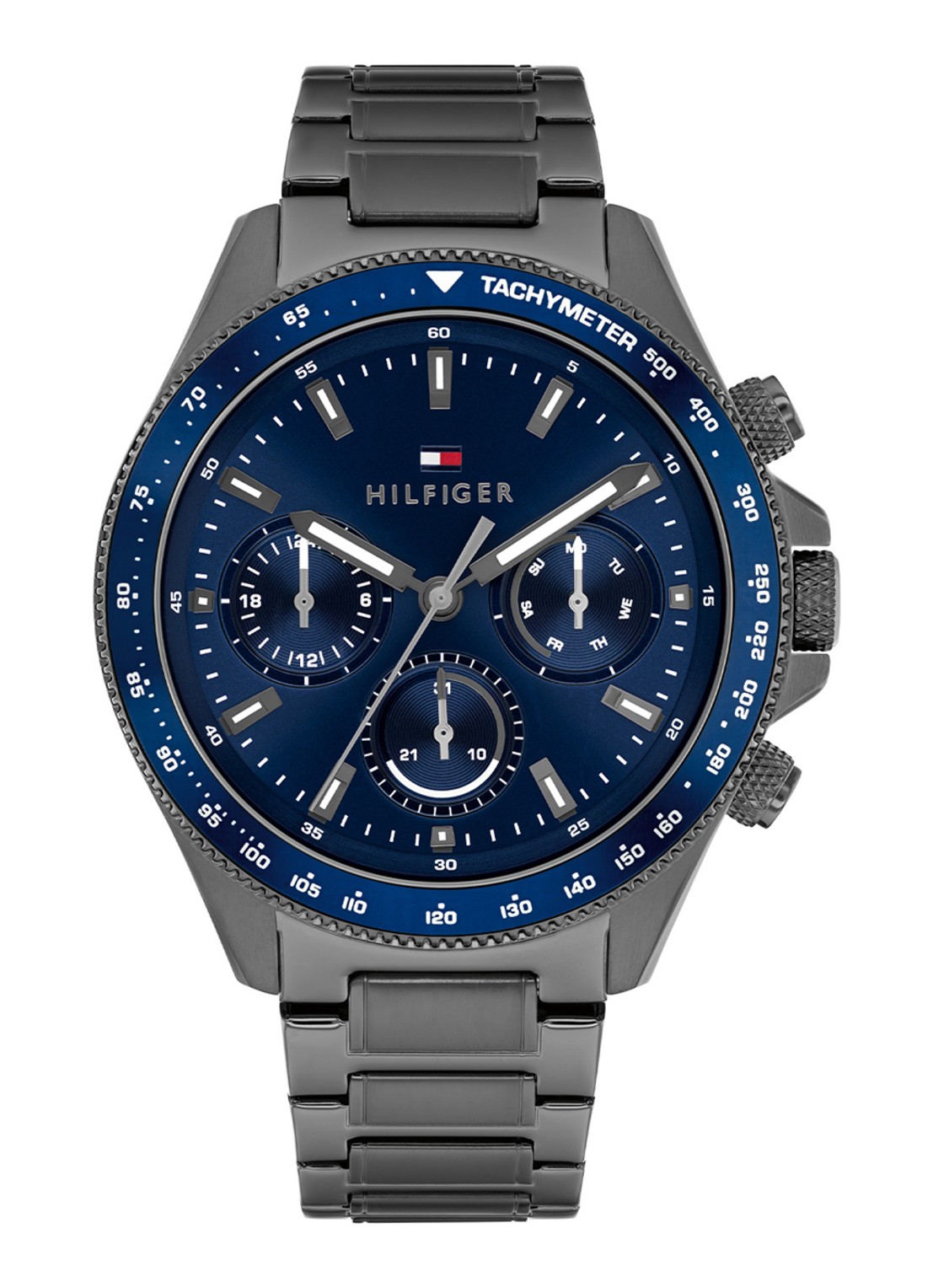 Tommy Hilfiger Horloge TH1792212  - voorkant 3 antraciet