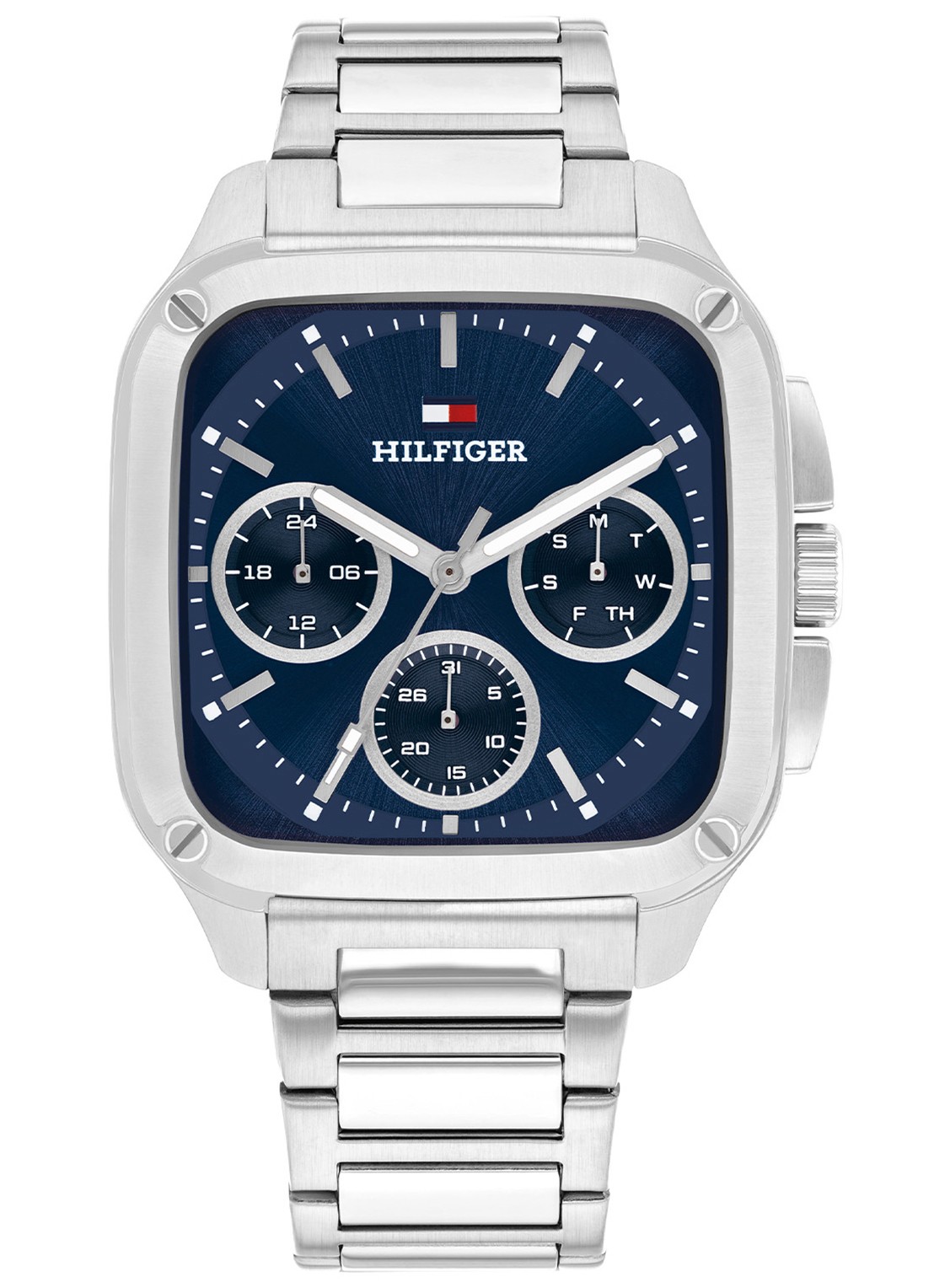 Tommy Hilfiger Horloge TH1792222   - voorkant 3 zilver